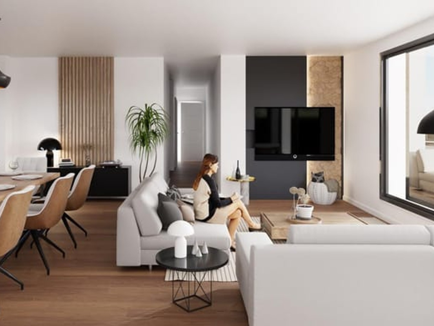Maison sur le toit avec terrasse pour votre famille