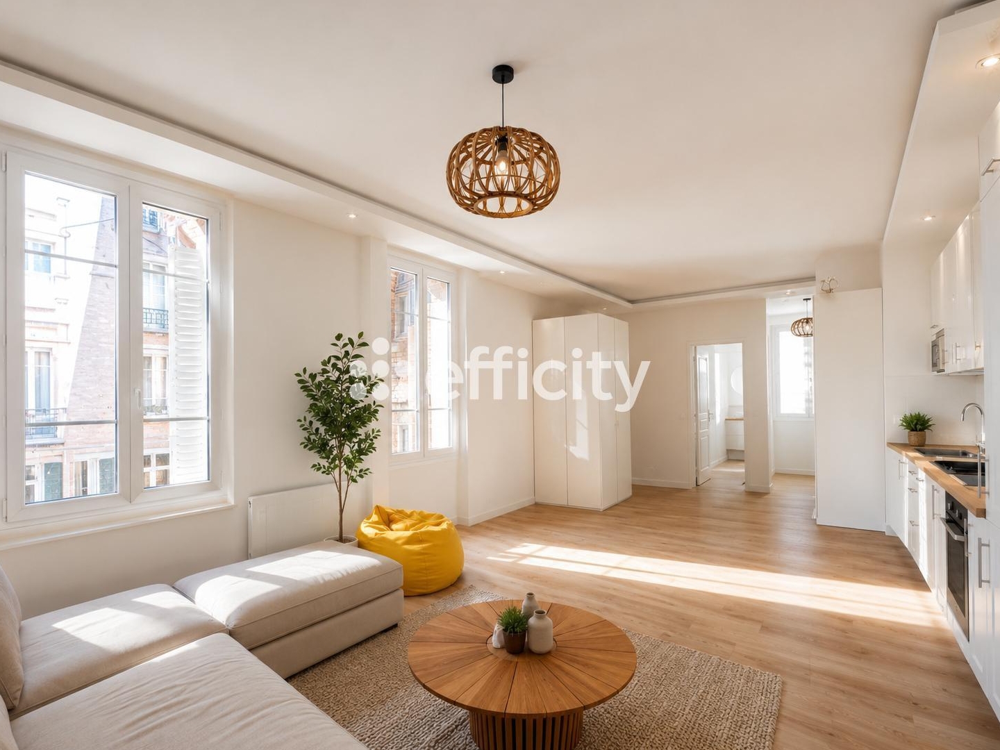 Appartement à vendre - 2 pièces - 46m2 - Paris 16e (75016)