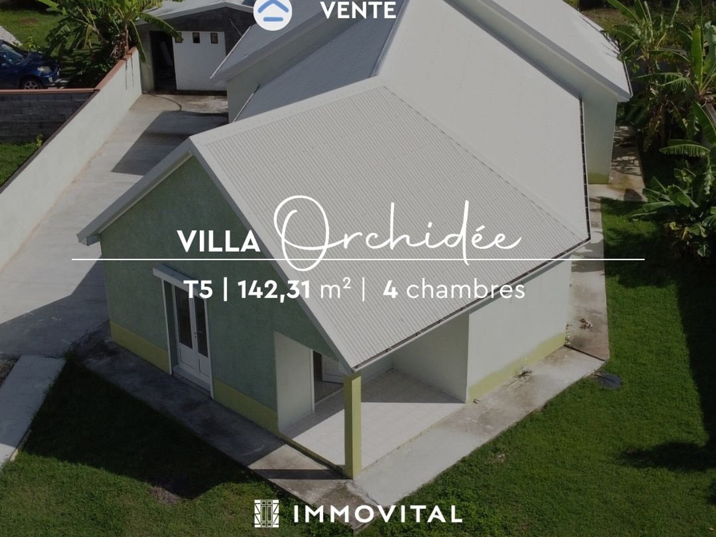 VENDRE Villa individuelle T5 Sainte-Anne, quartier Riche