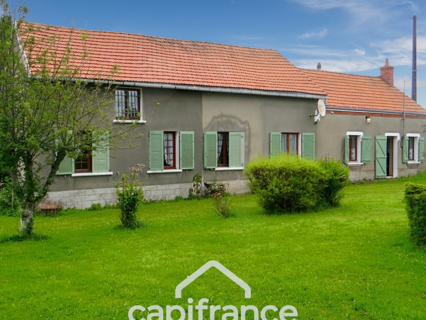 maison à vendre 4 pièces SAINT SATURNIN (18) sur terrain de 2570 m2