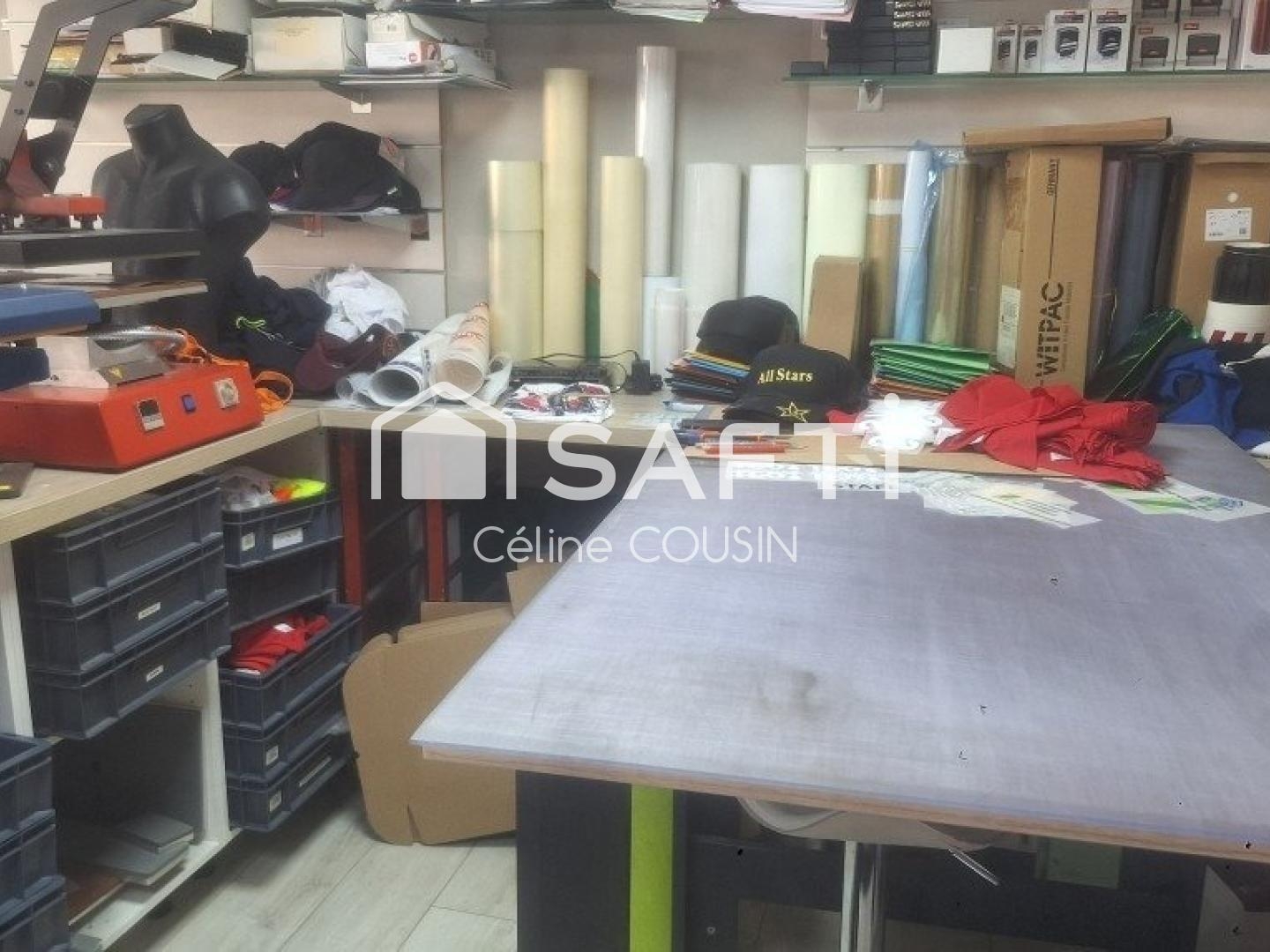 Fonds de commerce Gravure Laser, Flocage Textile, Sérigraphie