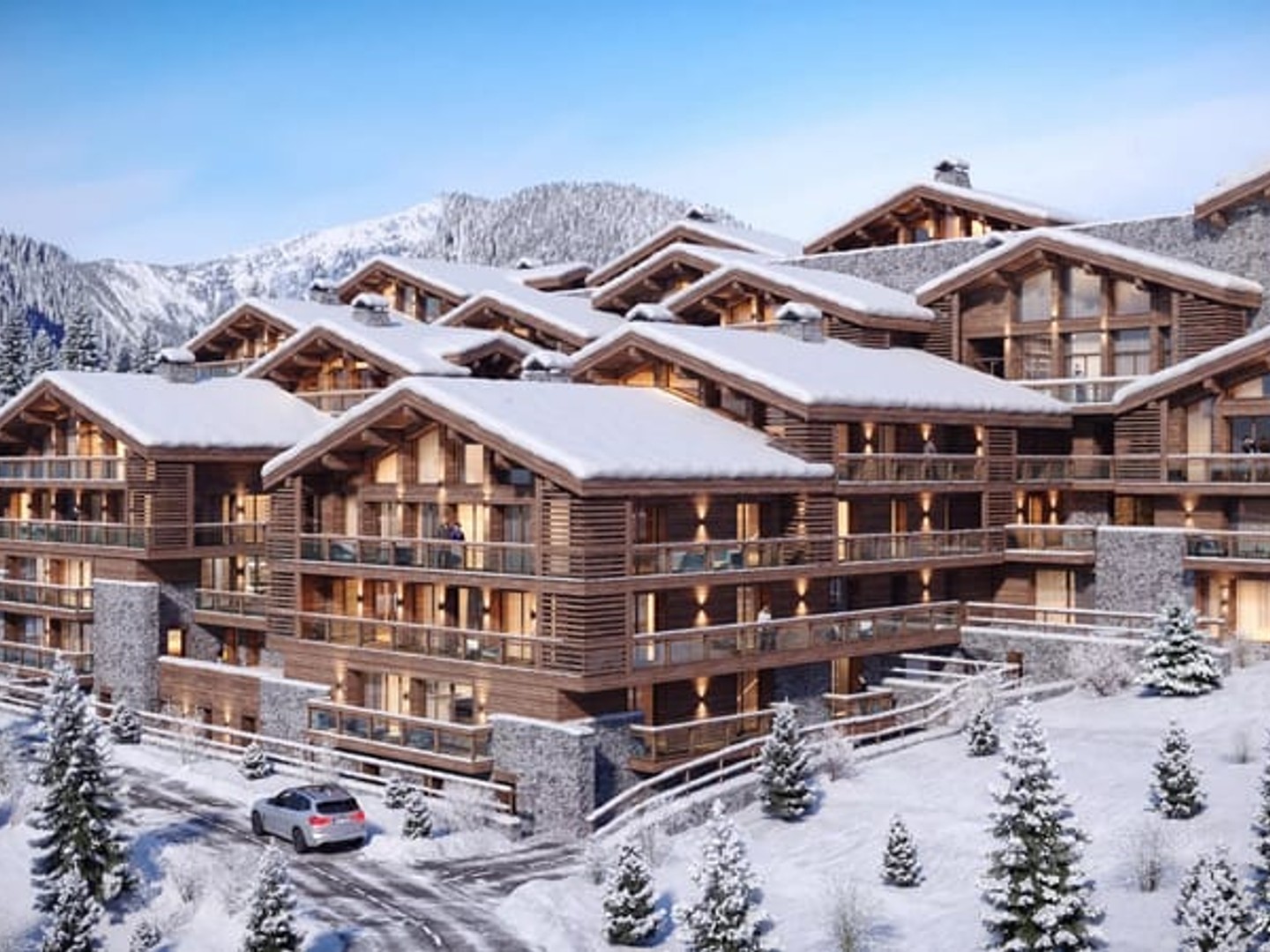 COURCHEVEL - Deux lodges 4 chambres & cabine
