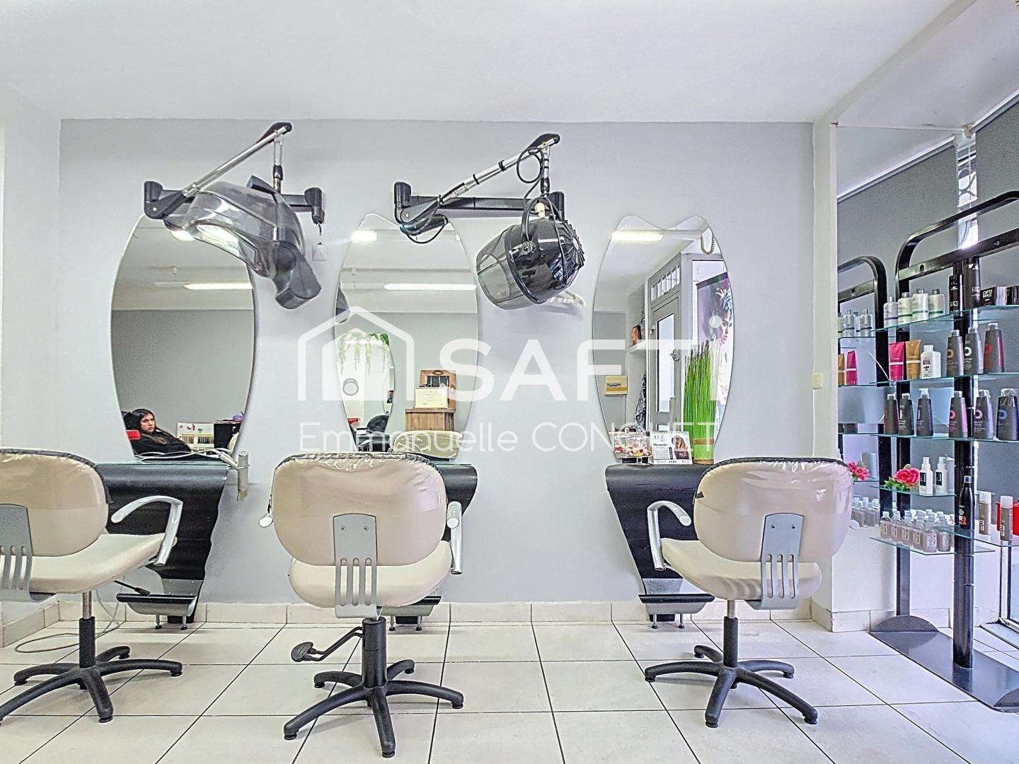 Cède salon de coiffure 30m² à 20min mer Béziers