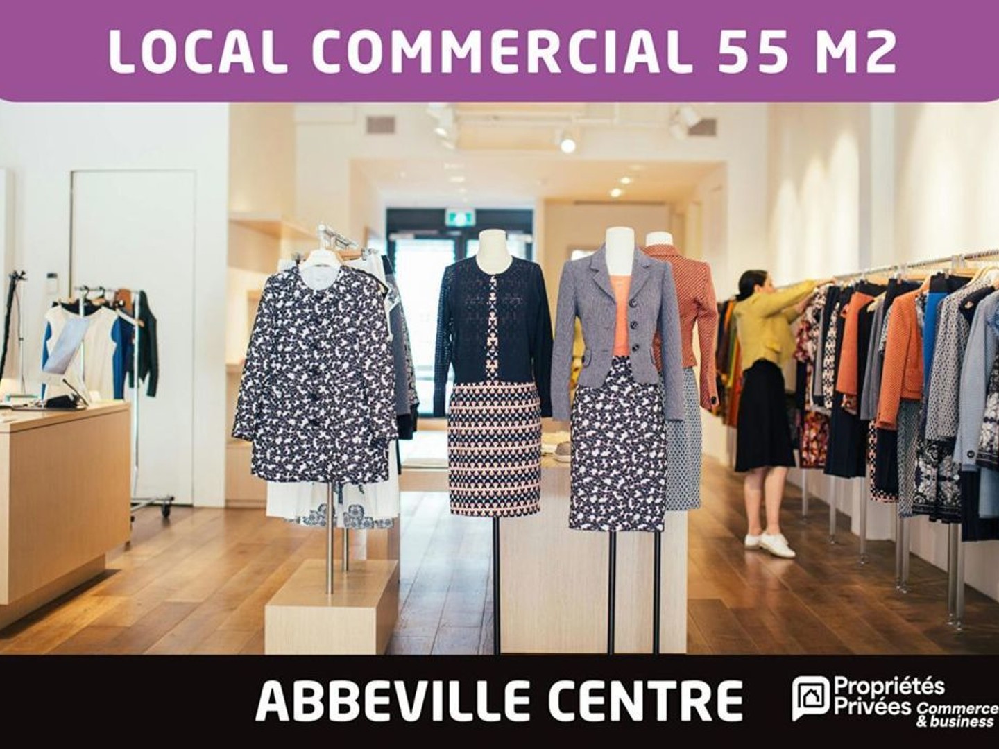 80100 ABBEVILLE - PRET A PORTER, MODE, ACCESSOIRES 55 m²