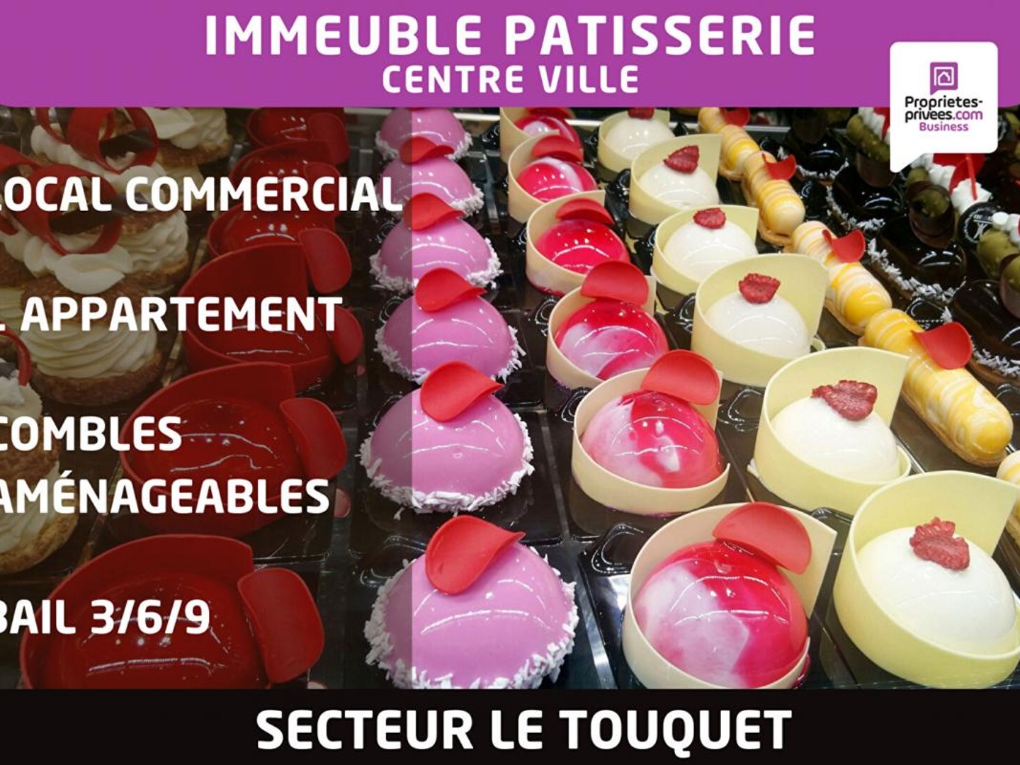 Locaux à vendre - 10 pièces - 306m2 - Le Touquet-Paris-... (62520)