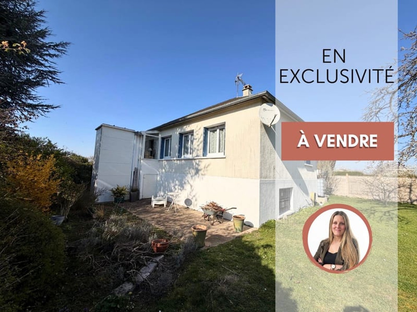 Maison de plain-pied avec ascenseur sur sous-sol total - Proche Bréval et sa gare