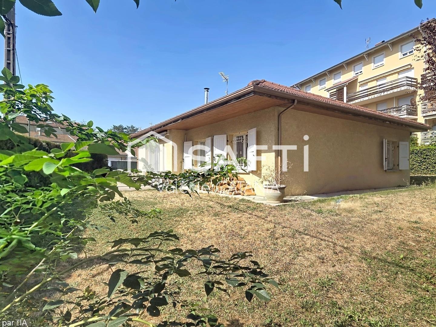 Moirans - Maison de plain-pied de 99m² - 3 chambres - Garage - Jardin clos