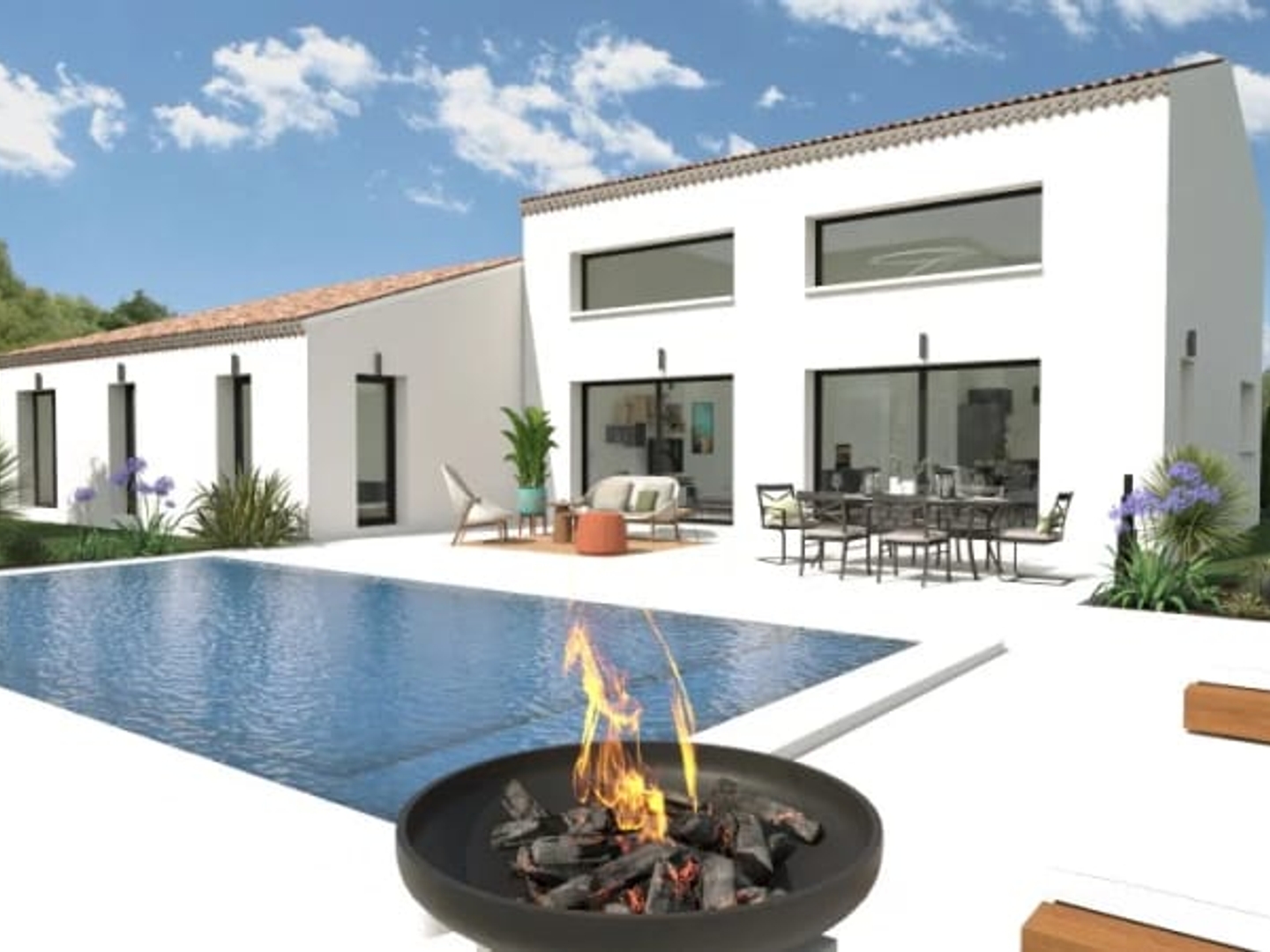 Maison neuve 6 pièces 136 m²