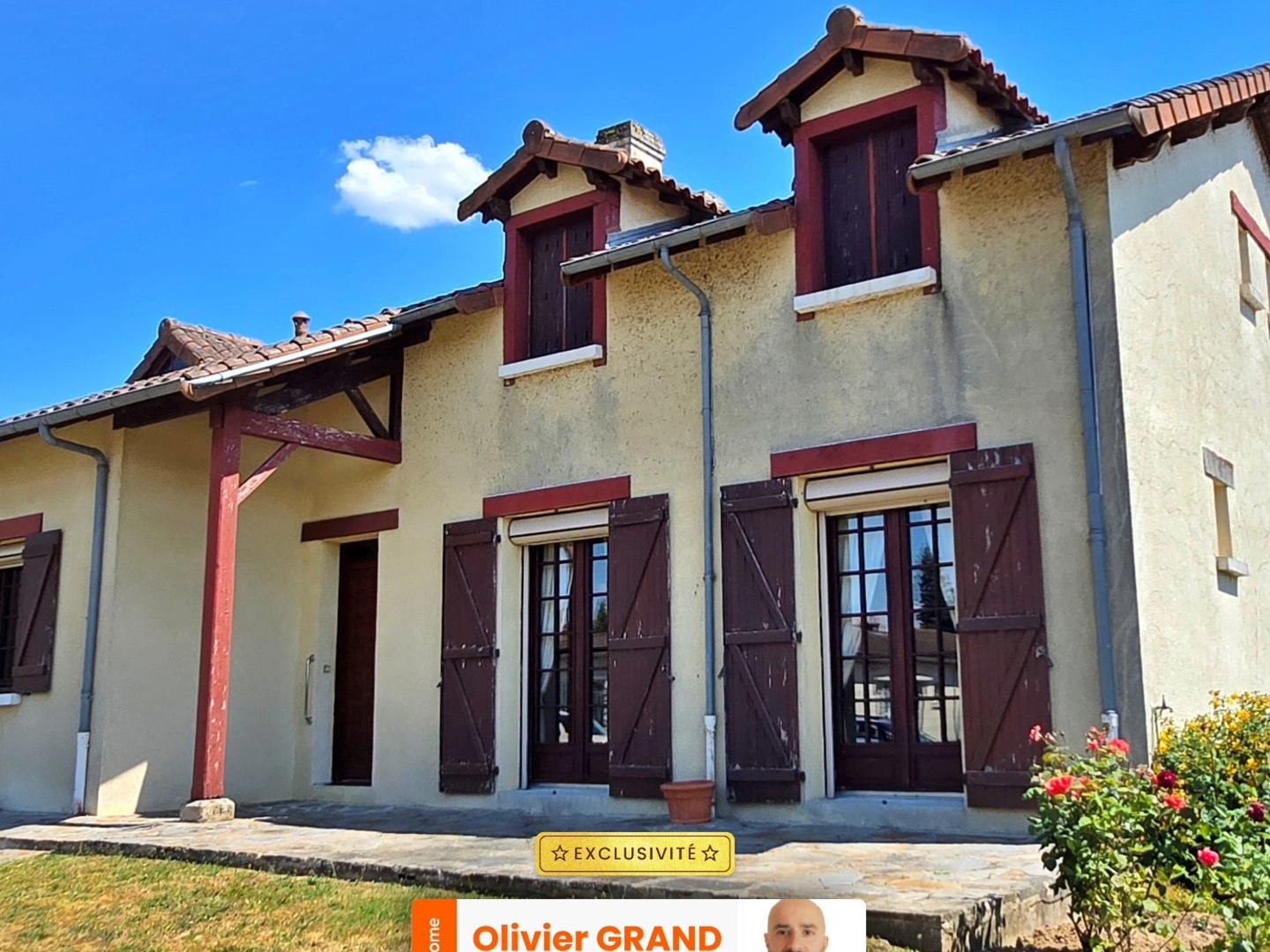 Maison à vendre 7 pièces + Garage + Jardin - Centre-Bourg ORADOUR SUR GLANE (87)