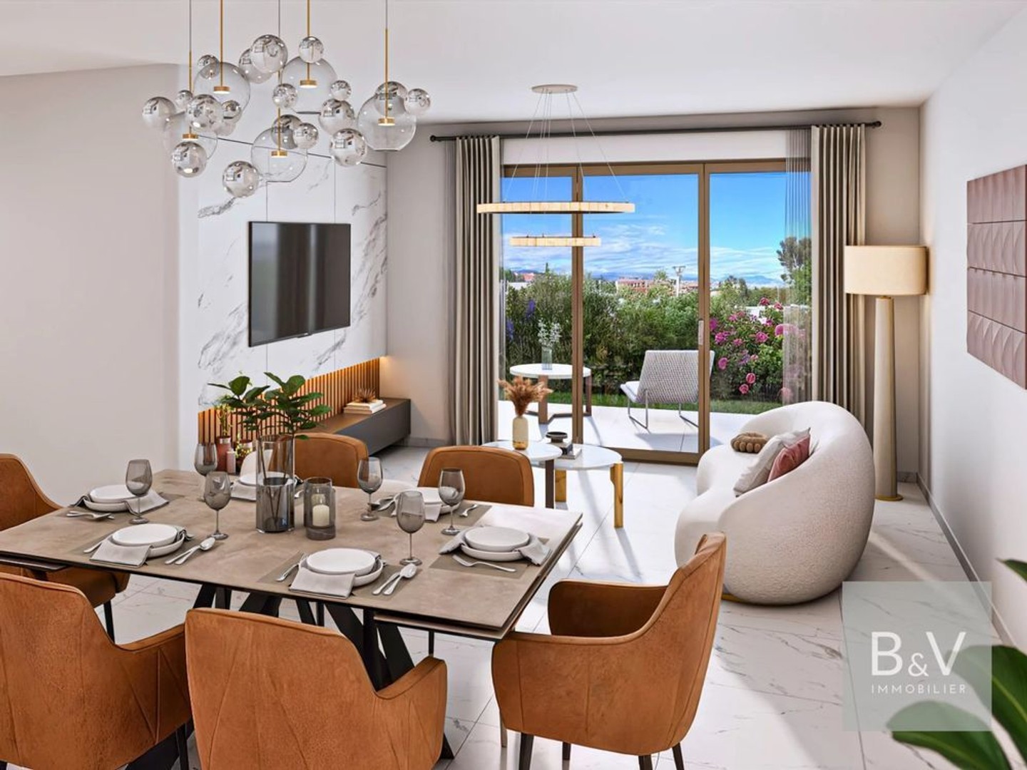 Appartement 4 pièces avec terrasse et vue mer