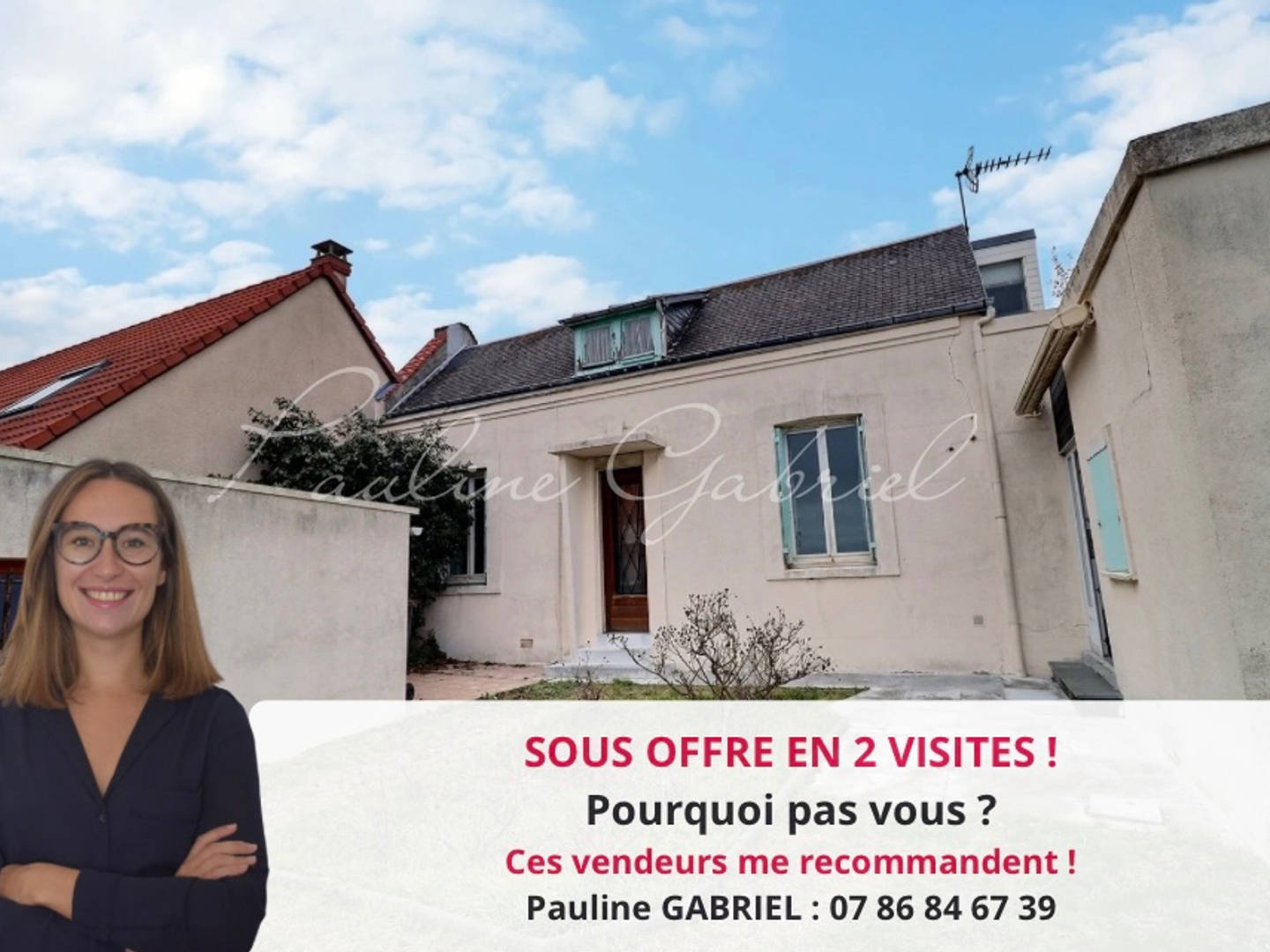 Maison 4 pièces à rénover, fort potentiel, Sainte-Cécile, Le Havre
