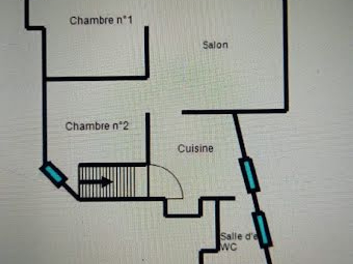 Appartement 3 pièces 40 m²
