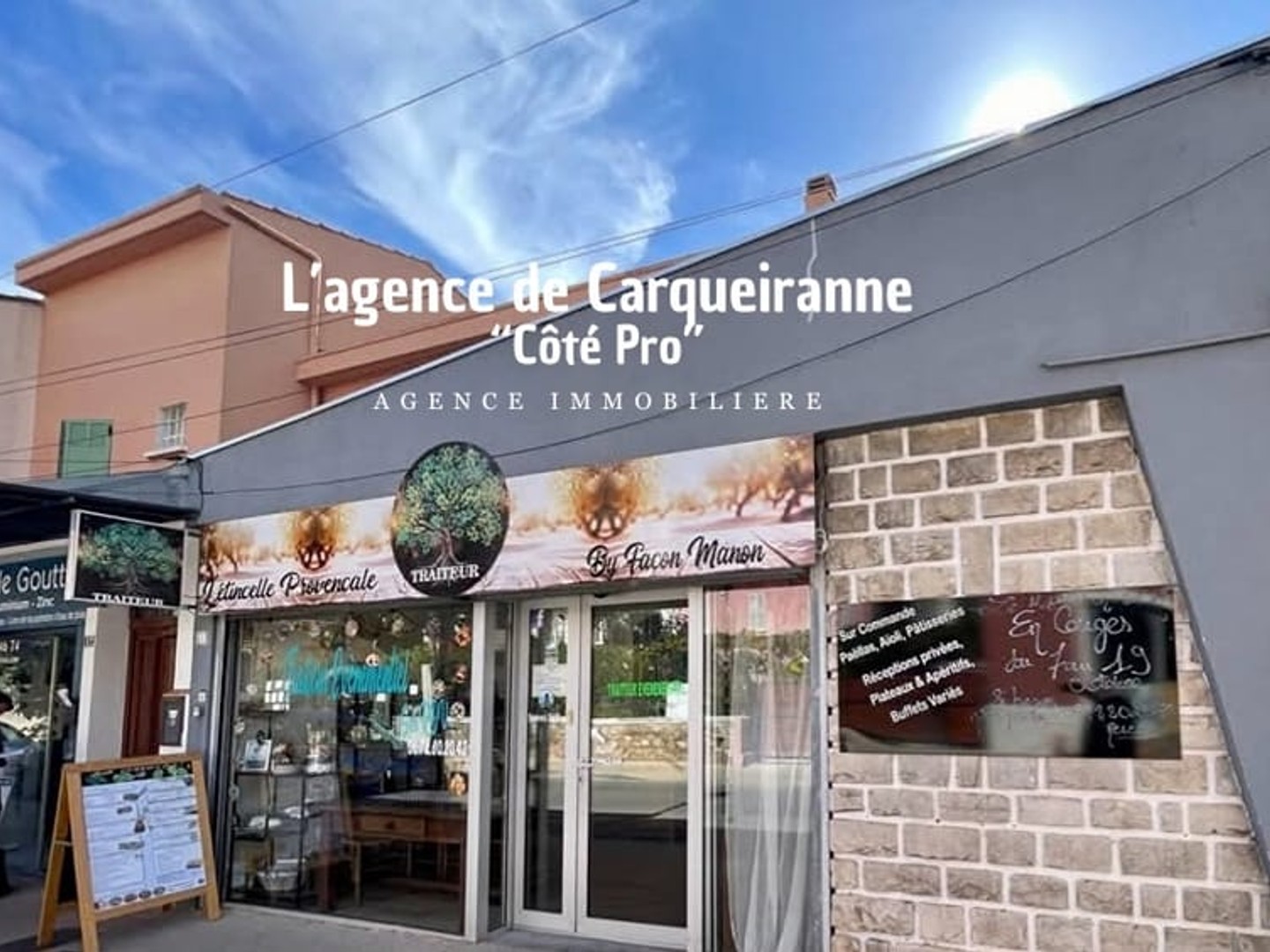 CESSION DE DROIT AU BAIL 80 M2 LOCAL COMMERCIAL ET APPARTEMENT T2 IDEALEMENT SITUE CENTRE VILLE CARQUEIRANNE