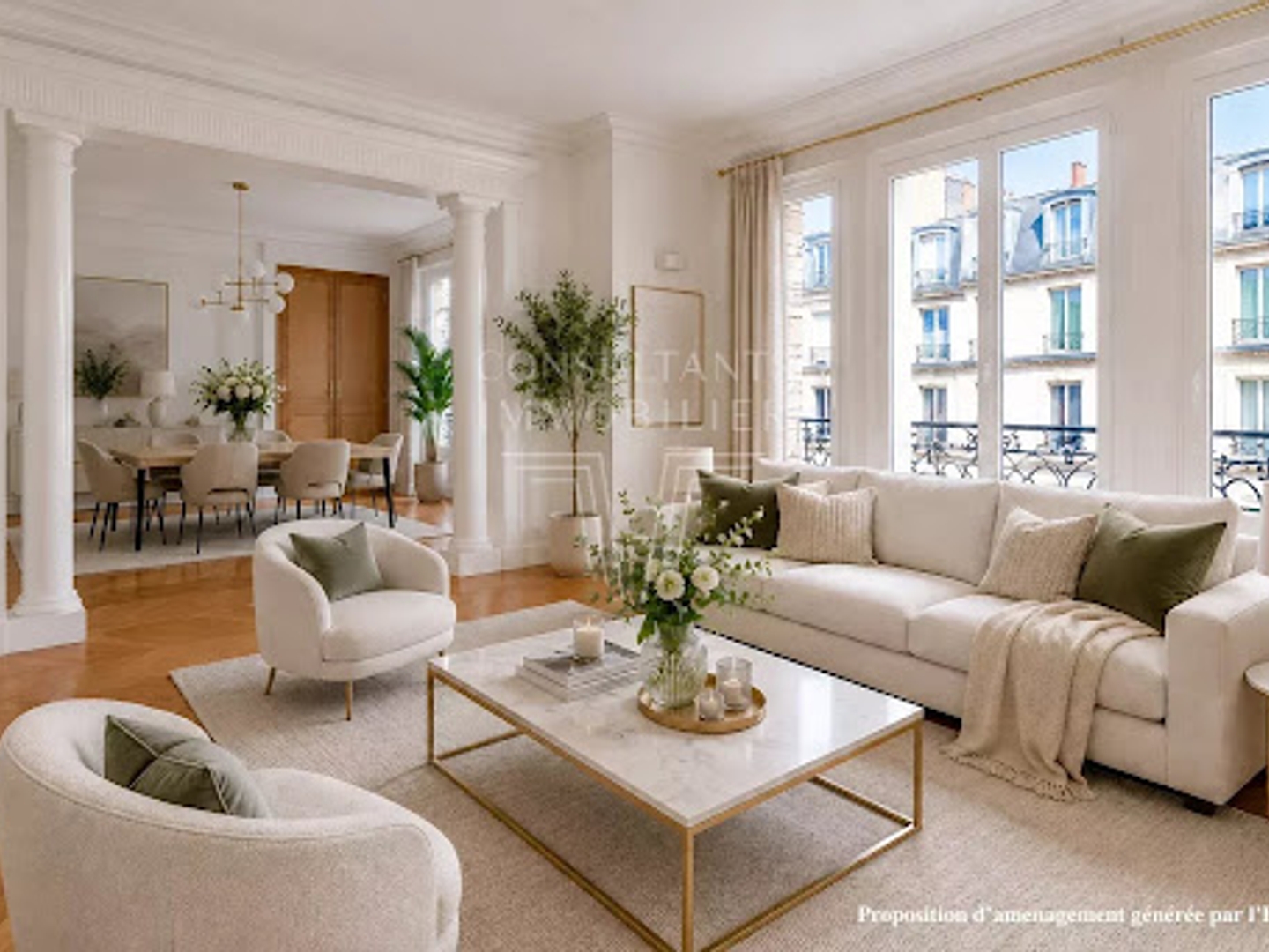 Appartement 5 pièces 156 m²