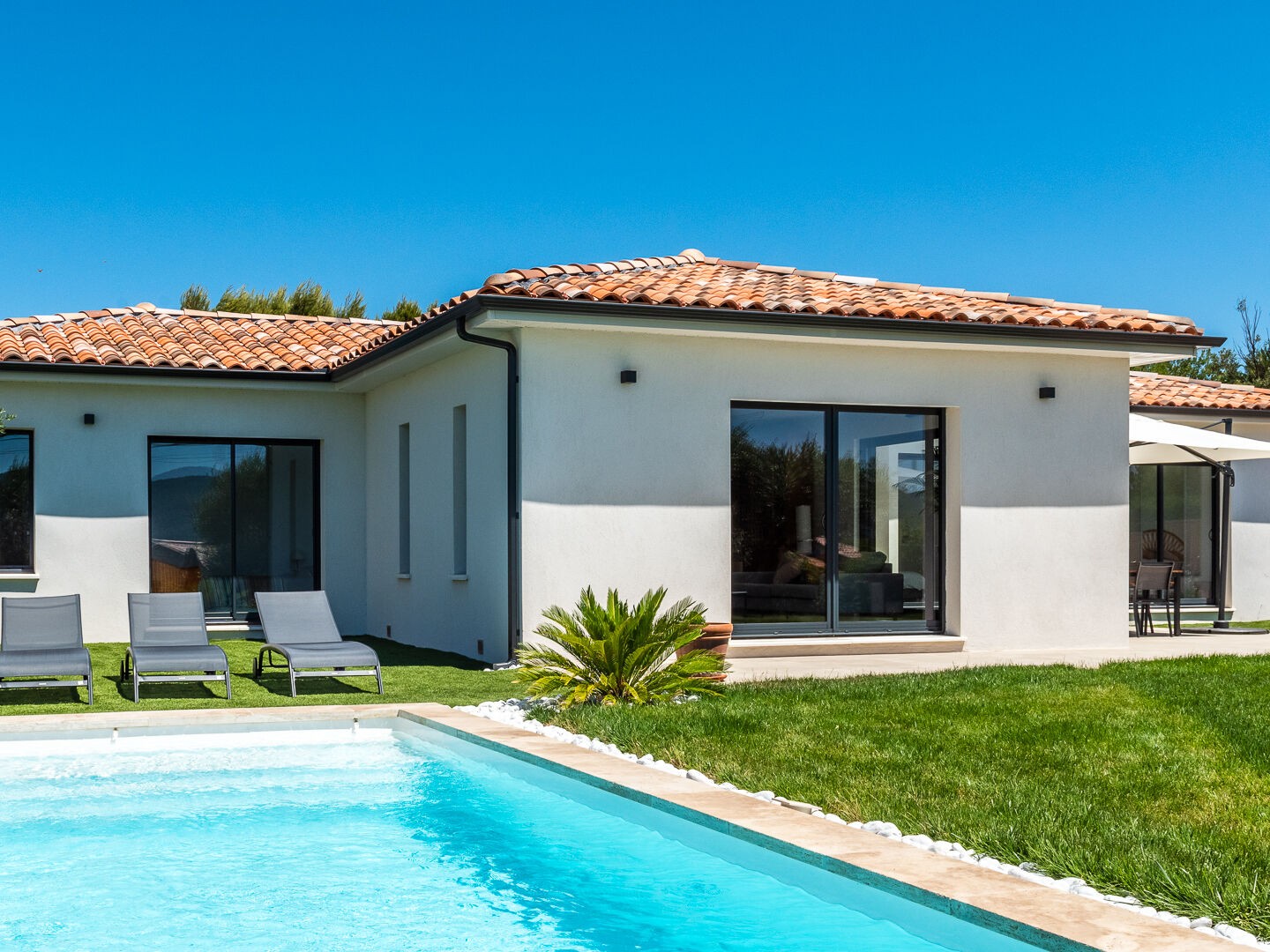 Maison neuve sur Viols le Fort