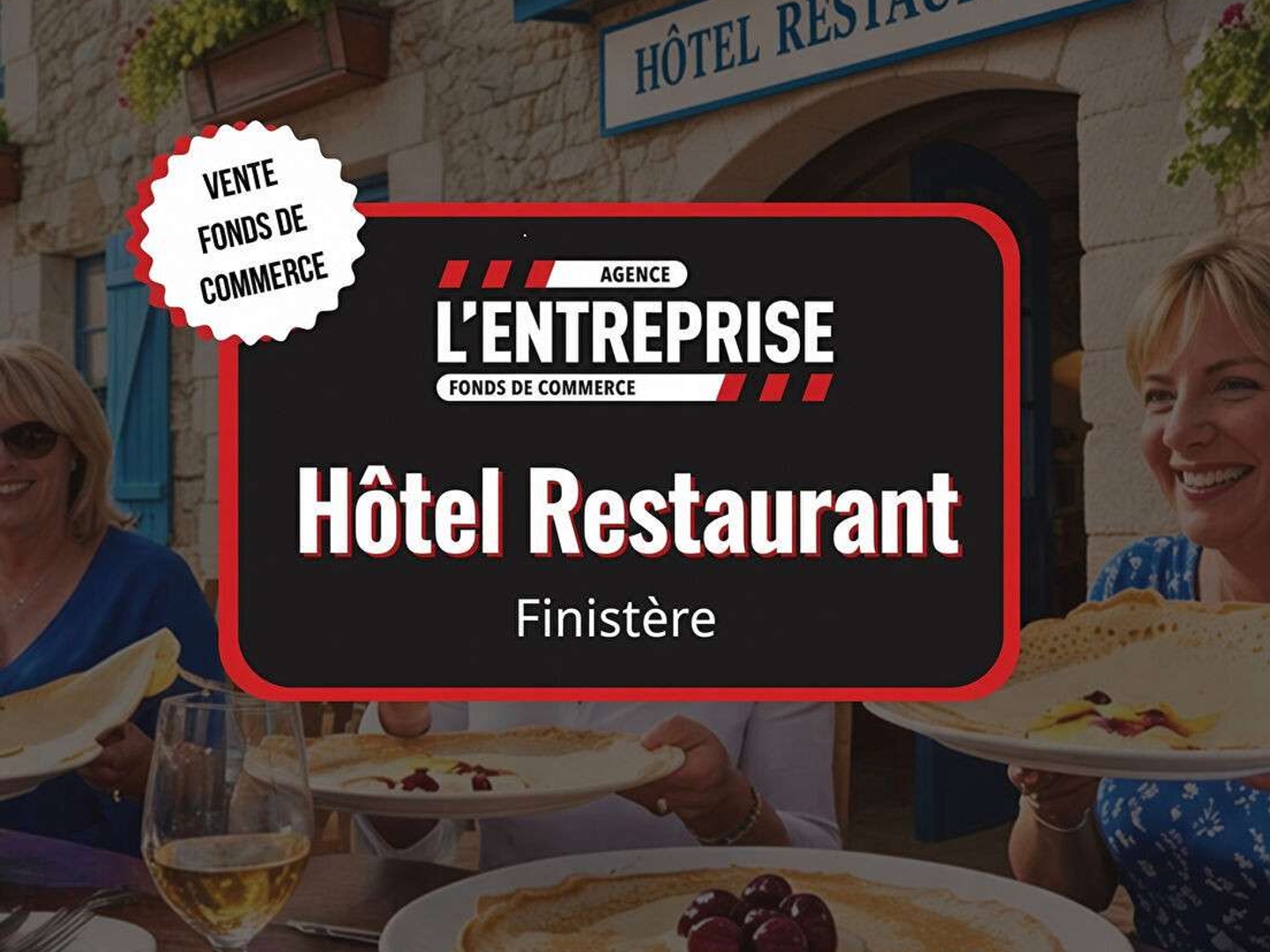 À VENDRE HÔTEL-RESTAURANT AVEC MURS COMMERCIAUX S