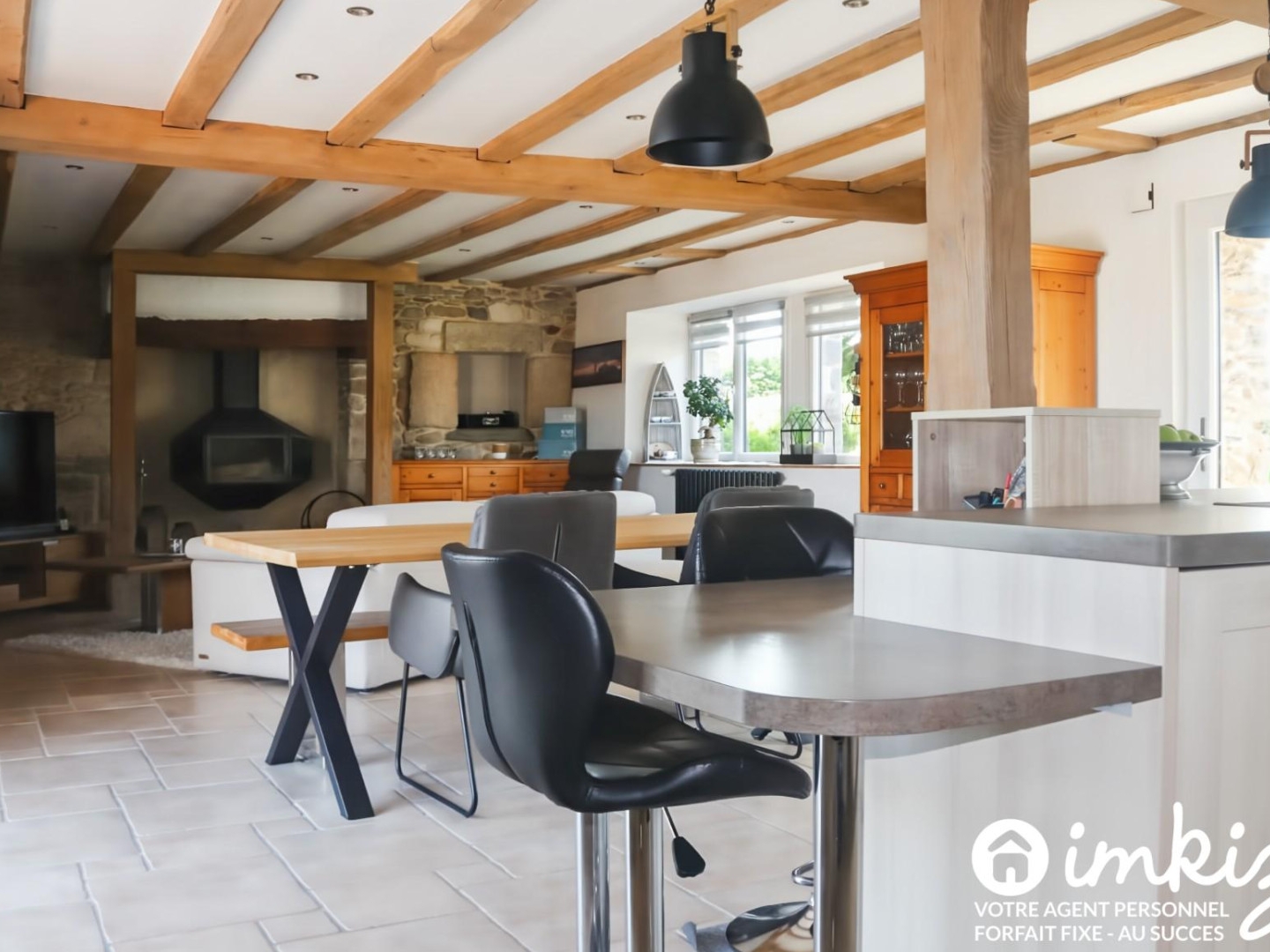 Longère+gîte rénovés–Rentabilité - Proche Roscoff