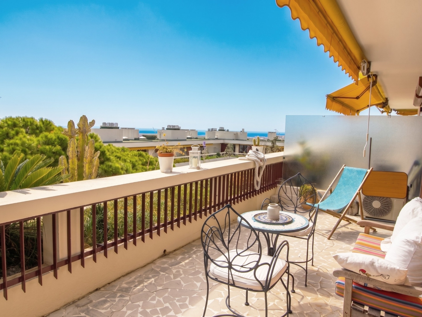 Appartement Dernier Etage Parc Coromandel 3 pièces Vue Mer
