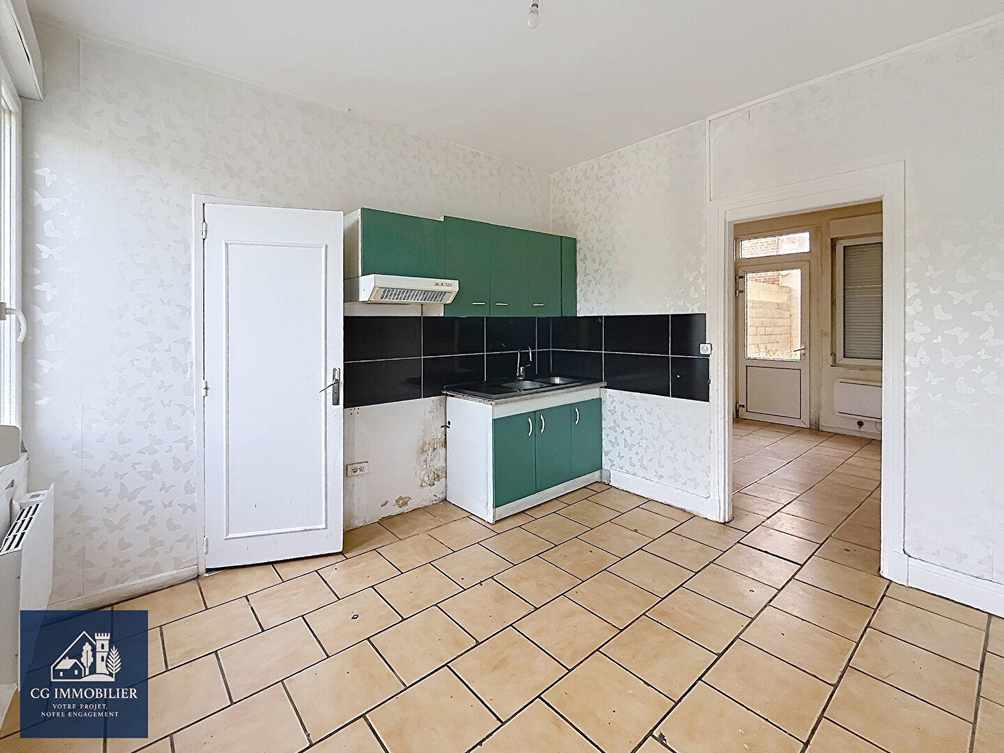 Maison à vendre - 3 pièces - 49m2 - Chauny (02300)
