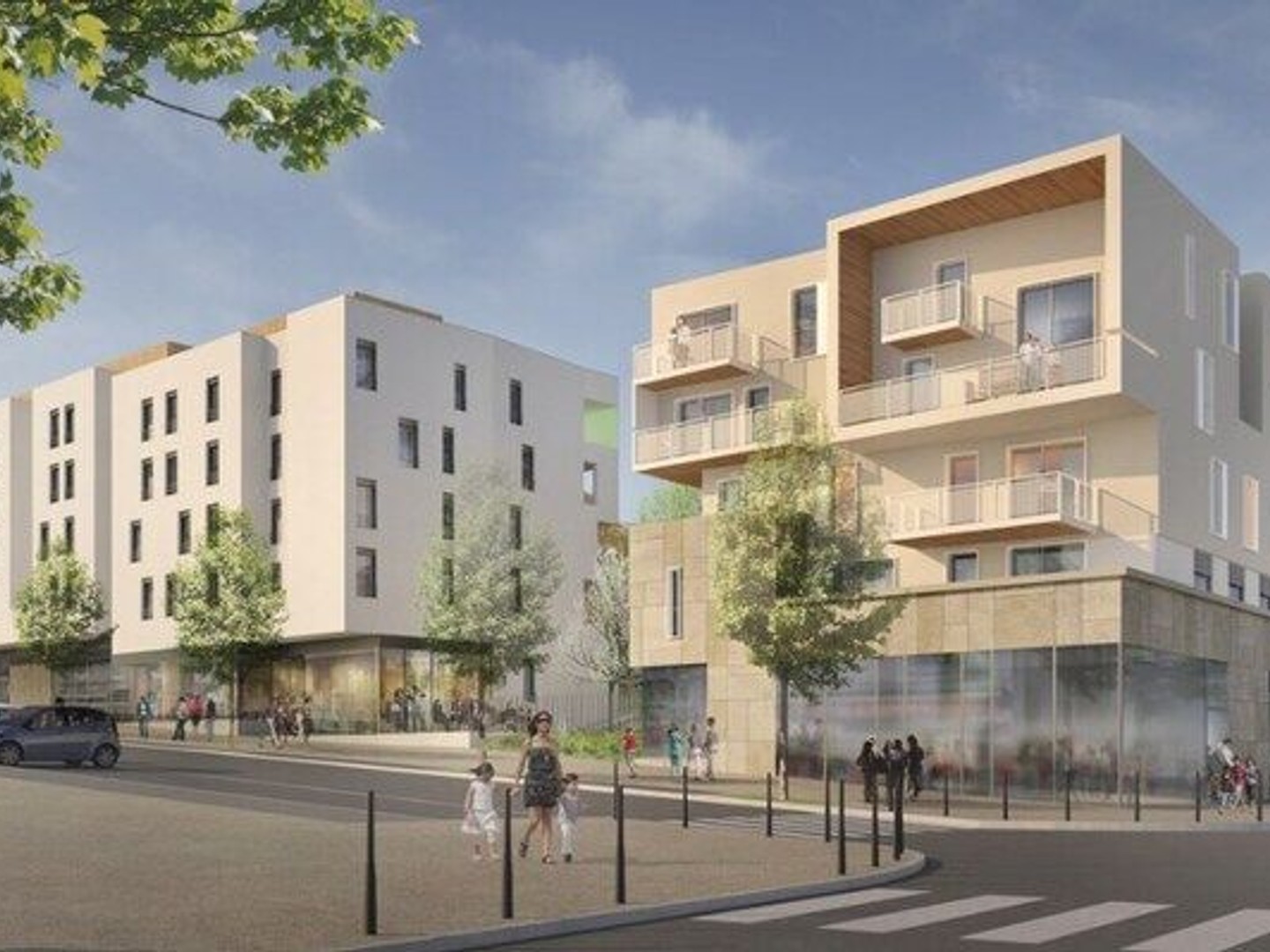 Dpt Rhône (69), à louer SATHONAY CAMP Locaux/bureaux avec vitrines sur rue, de 198m2 en centre ville, brut de béton