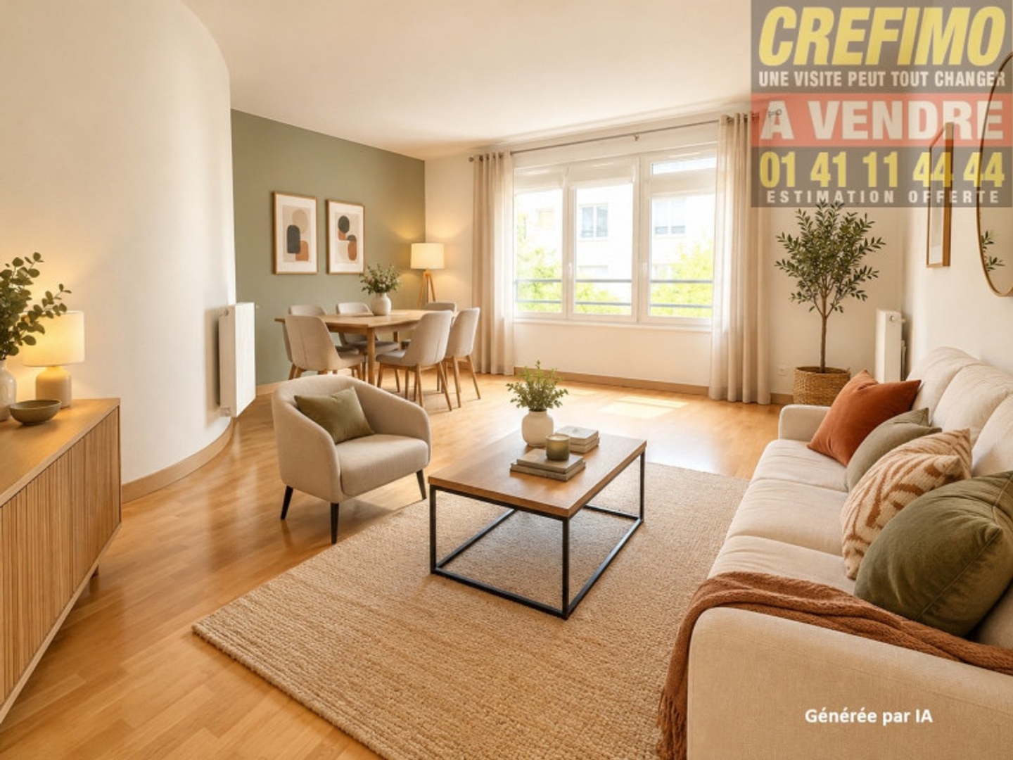 Appartement 3 pièces 65 m²