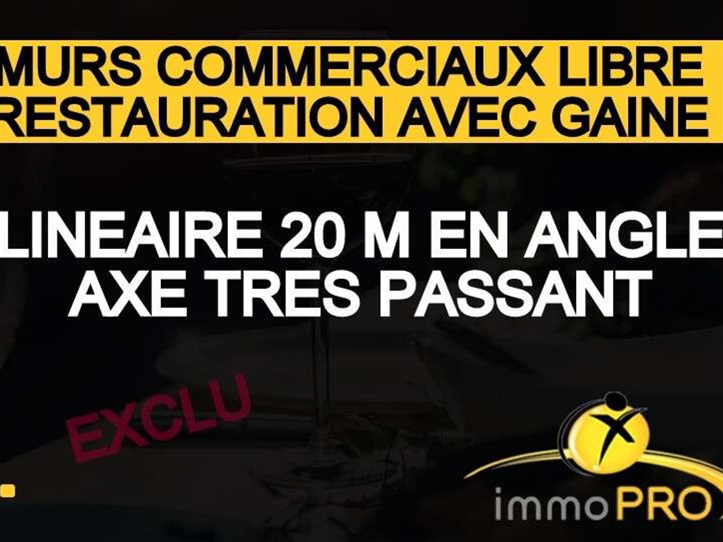Vend murs commerciaux libres de 160m² à Brignais