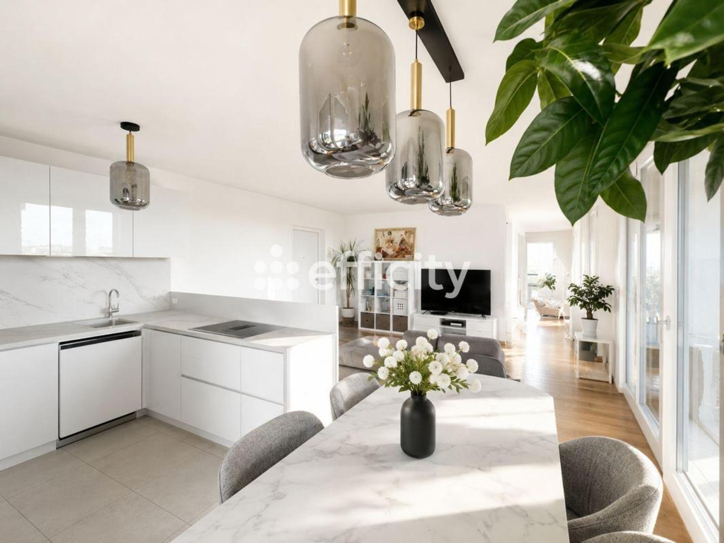 Appartement à vendre - 4 pièces - 86m2 - Asnières-Sur-Seine (92600)