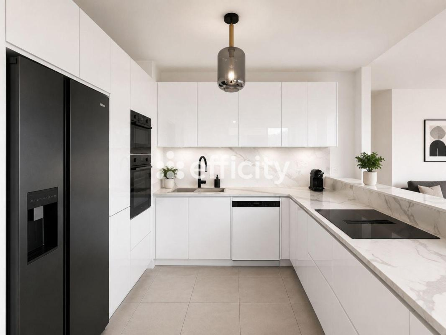Appartement à vendre - 4 pièces - 86m2 - Asnières-Sur-Seine (92600)