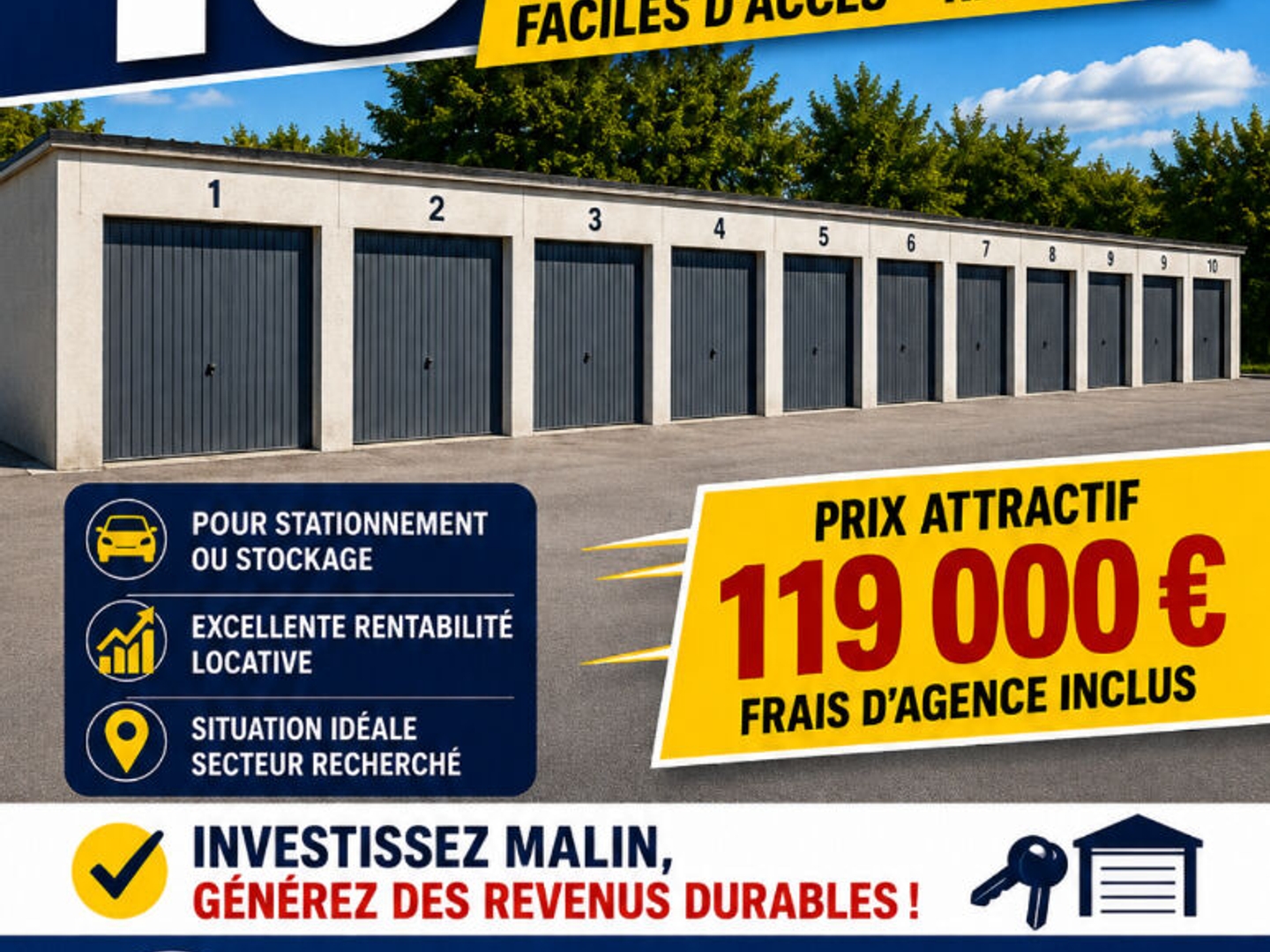 Garage Cambrai 10 pièce(s)