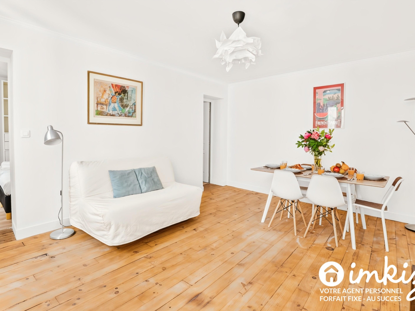 Paris 10ème 3 pièces 58 m² calme sur cour à neuf