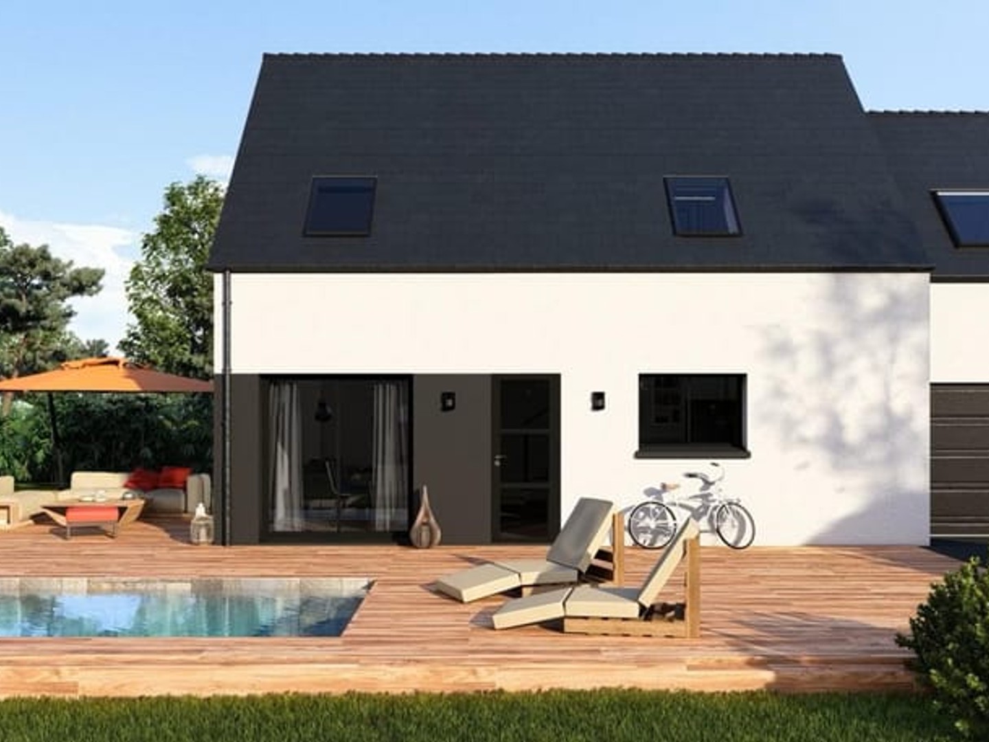 MAISON 4 CHAMBRES - MOUSTOIR-AC