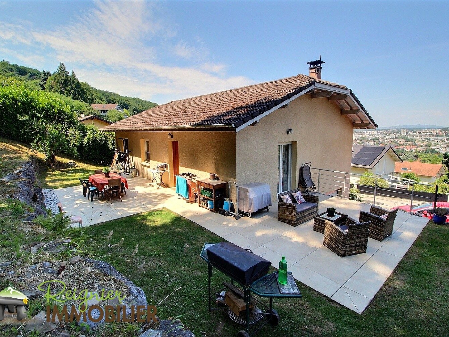 MONNETIER-MORNEX Maison de plain-pied avec vue panoramique s