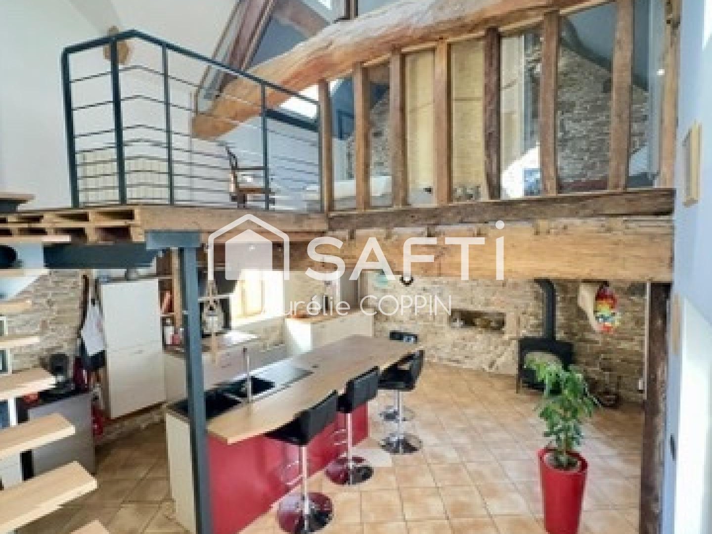 Maison à vendre - 4 pièces - 102m2 - Hières-Sur-Amby (38118)