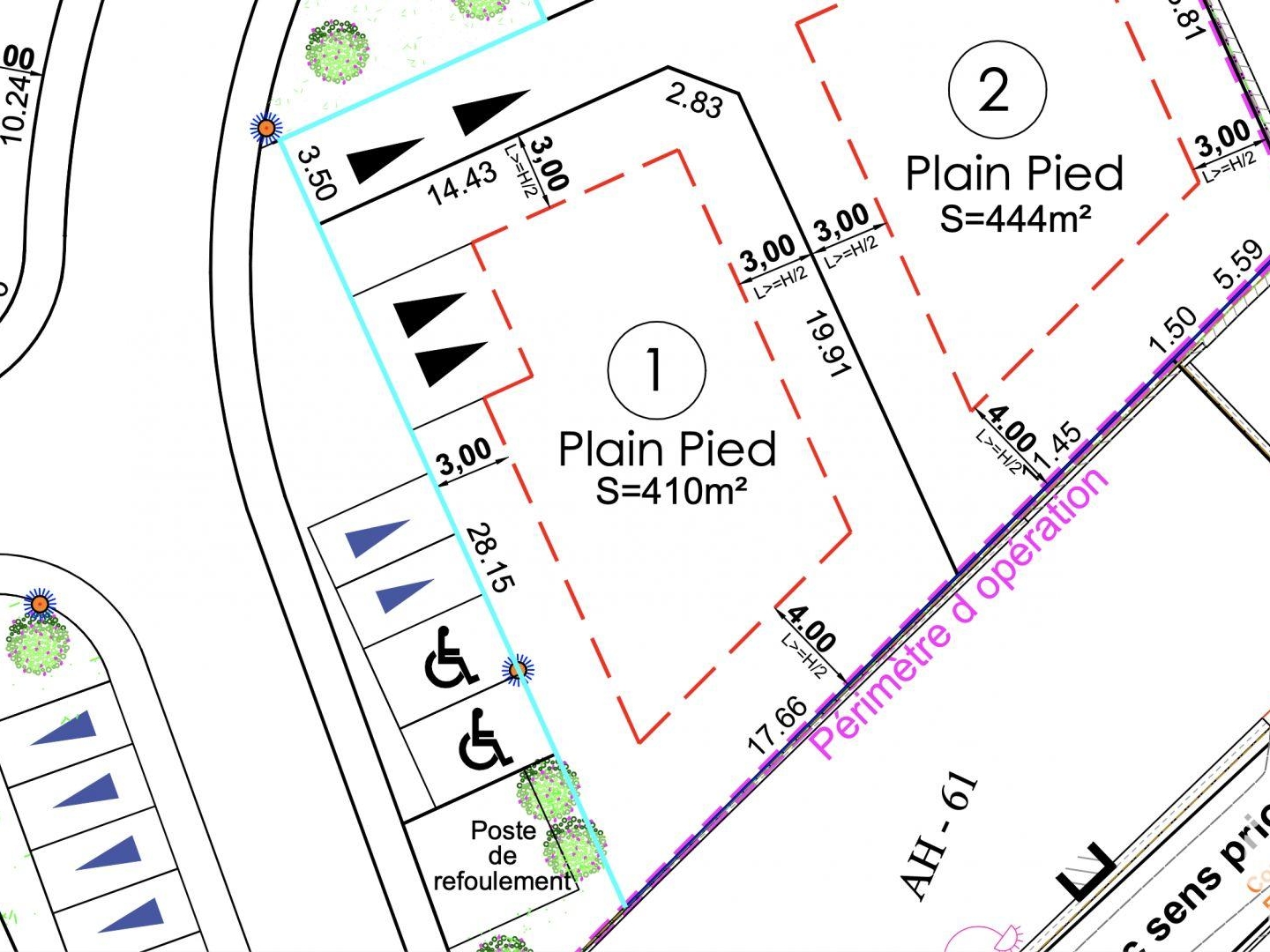 Terrain à vendre - 410m2 - Villemolaque (66300)