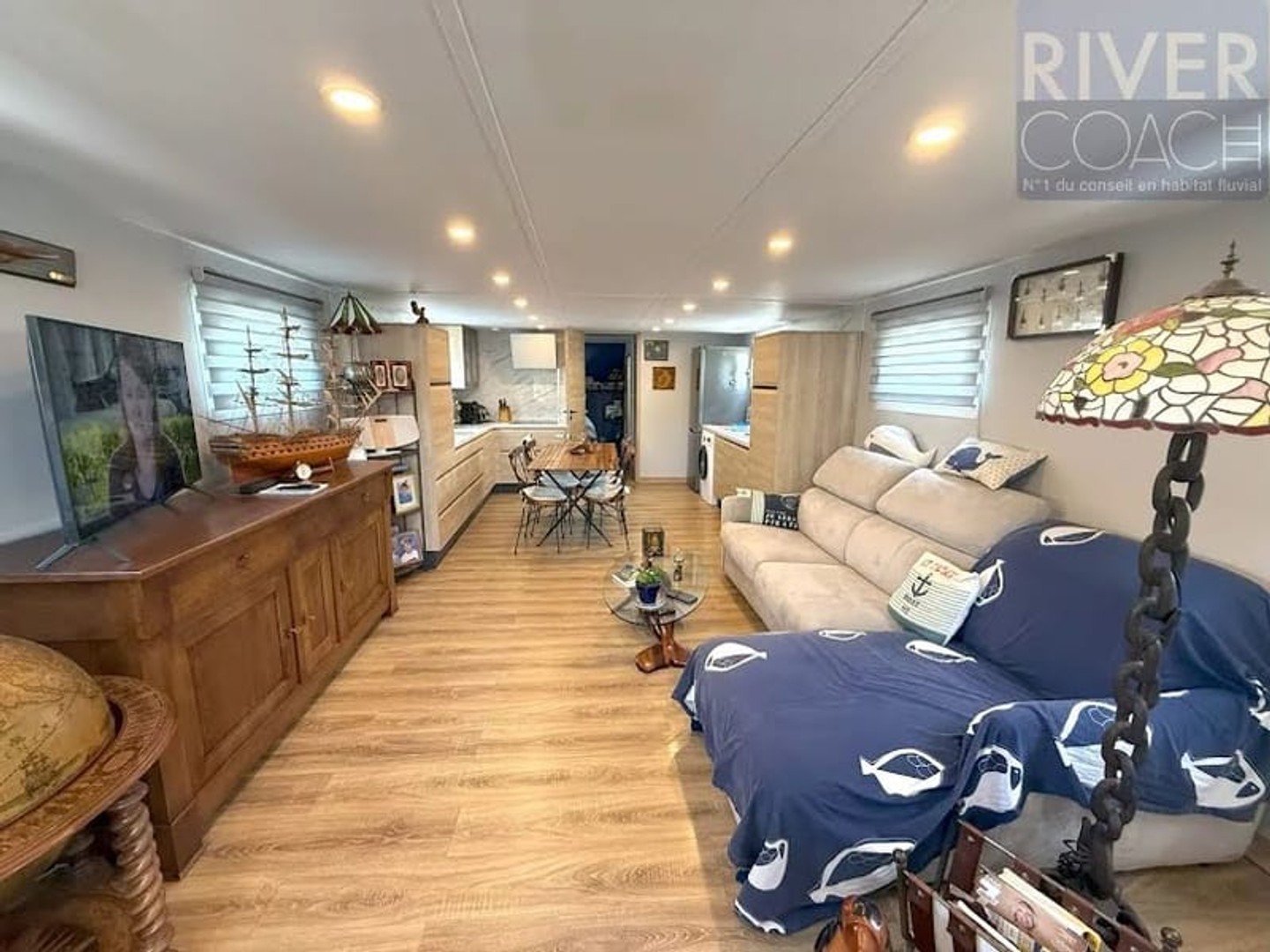 Péniche 50 m²