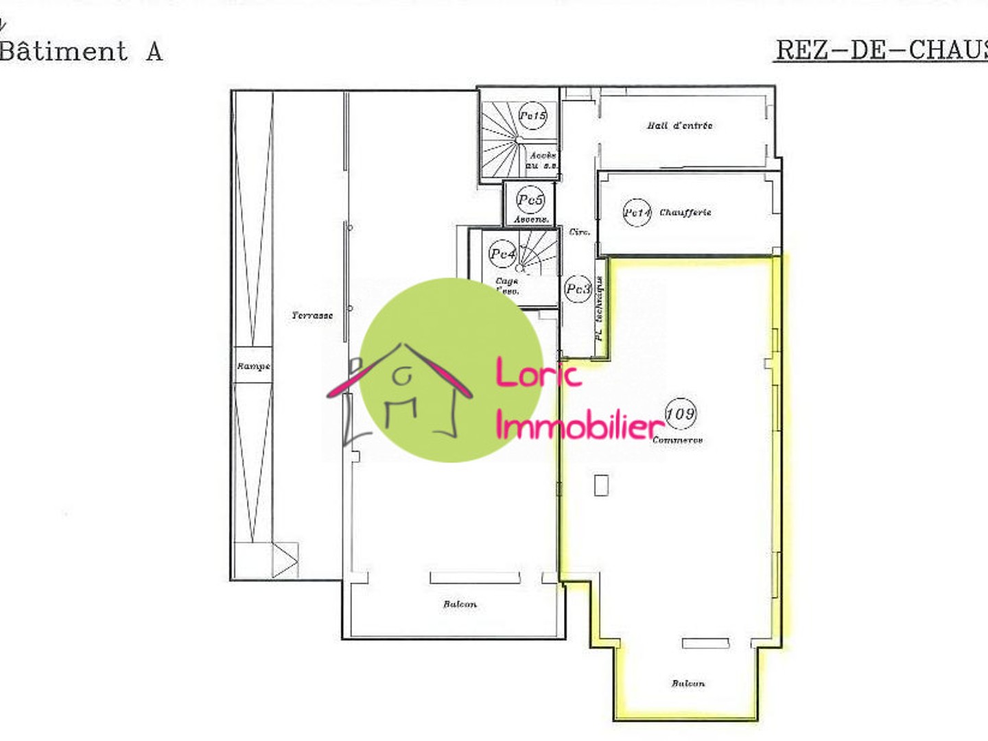 Local commercial 109 m²