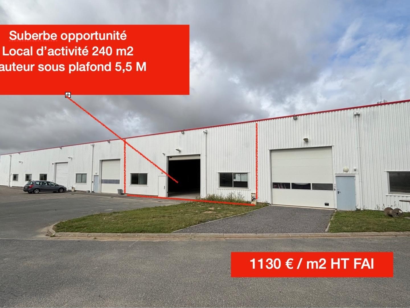 Locaux d'activité Douvres la Délivrande 239 m2