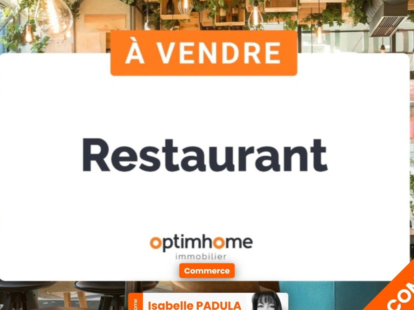 Fonds de commerce 5 pièces