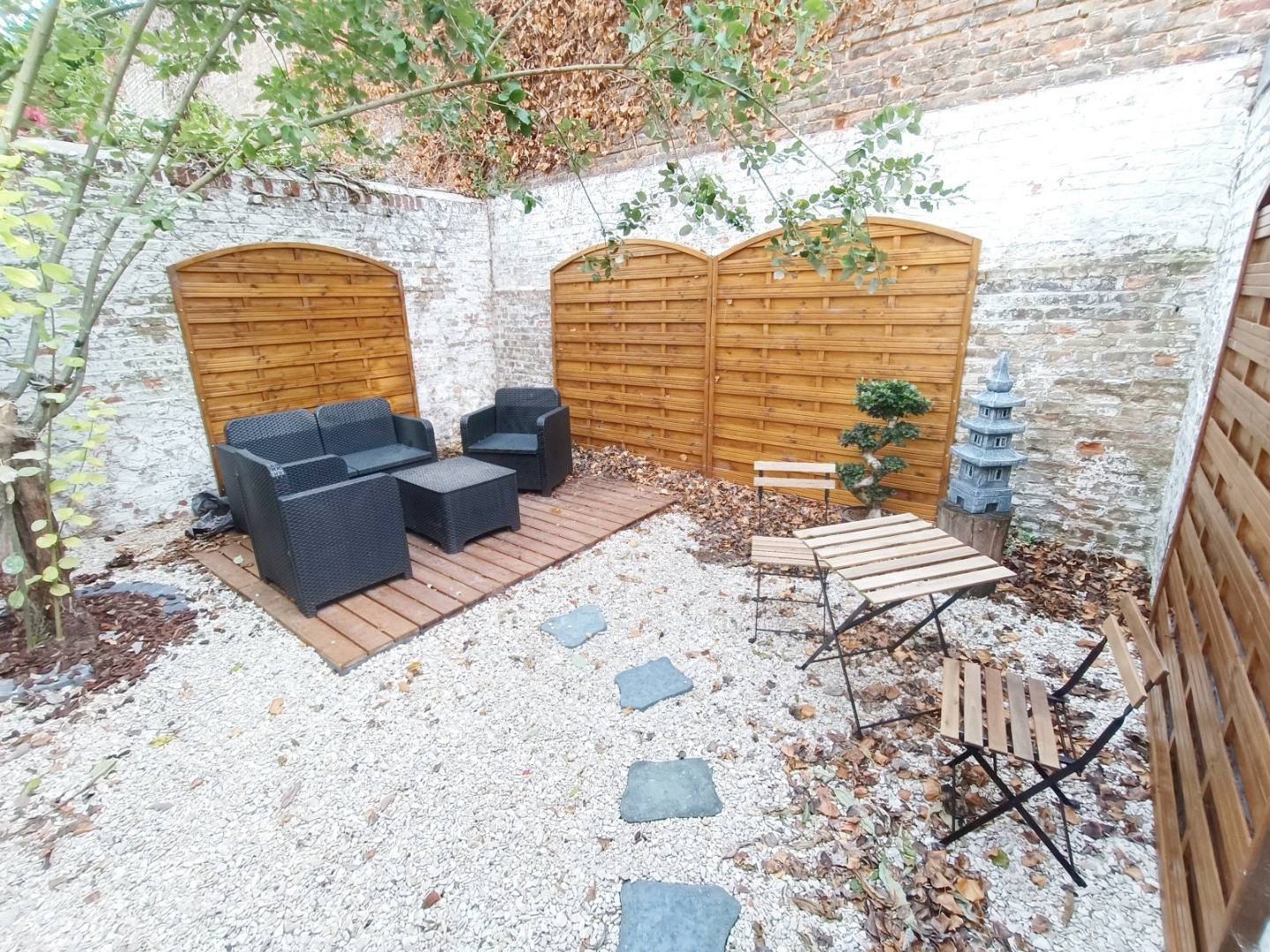 Studio avec terrasse et salle de sport