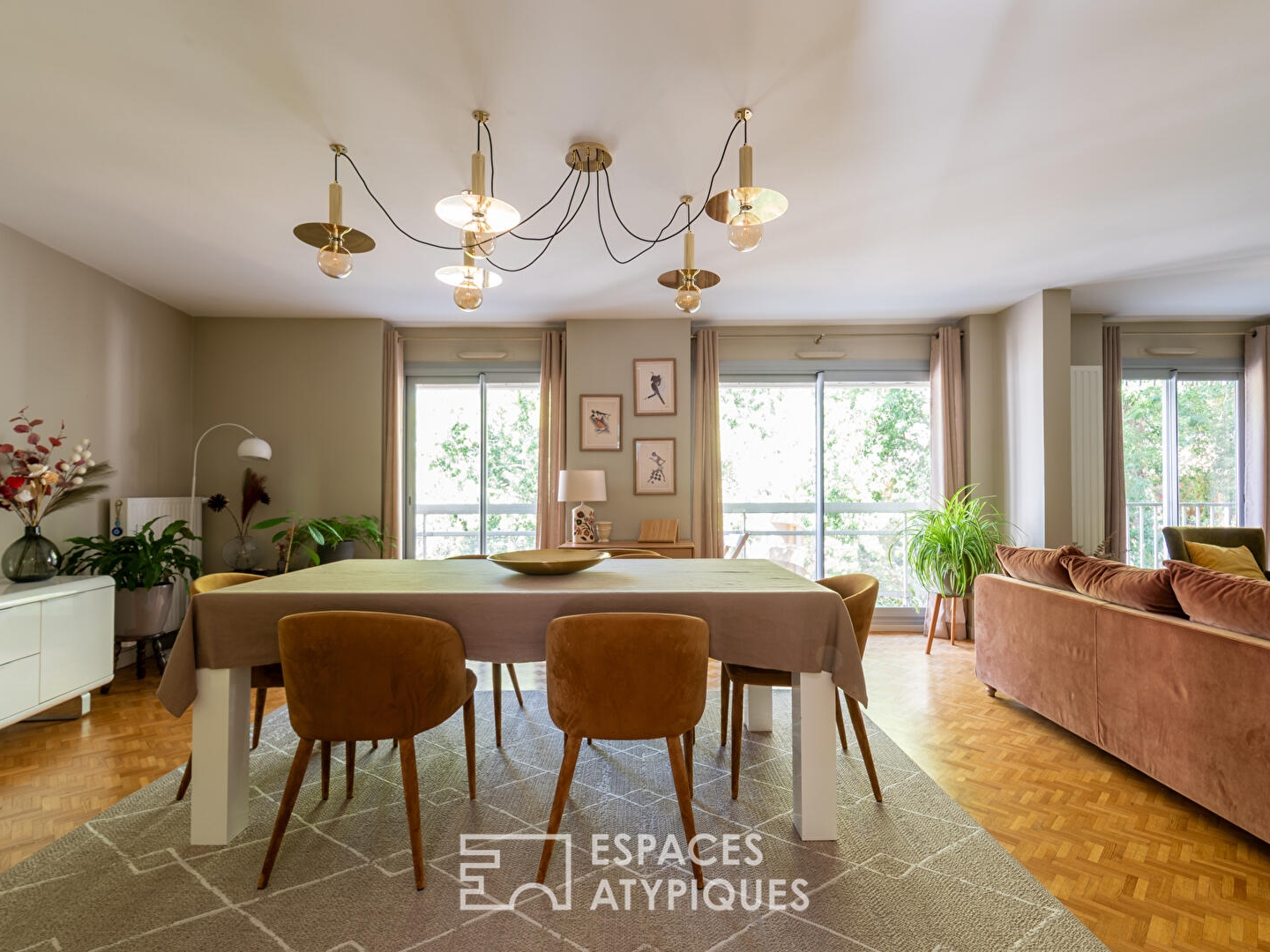 Elégant triplex quartier Mail F. Mitterrand
