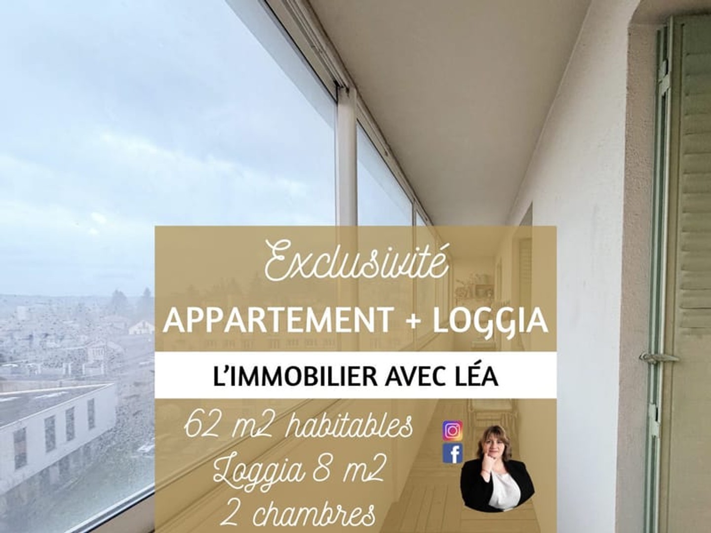 Appartement 3 pièces 62 m²