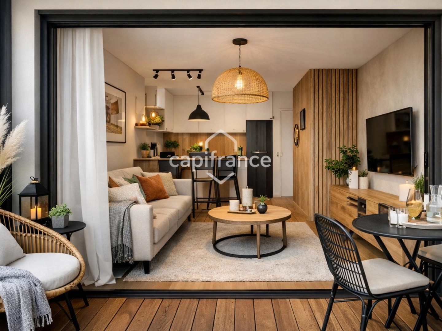 Appartement 2 pièces 45 m²