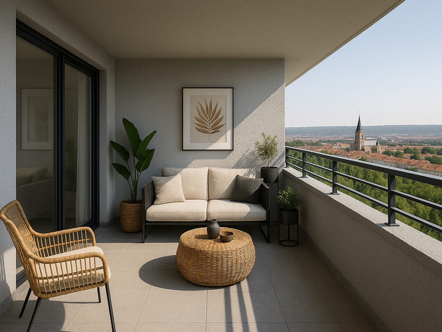 Exceptionnel T3 Luxe + Grande terrasse dans Quartier Résidentiel
