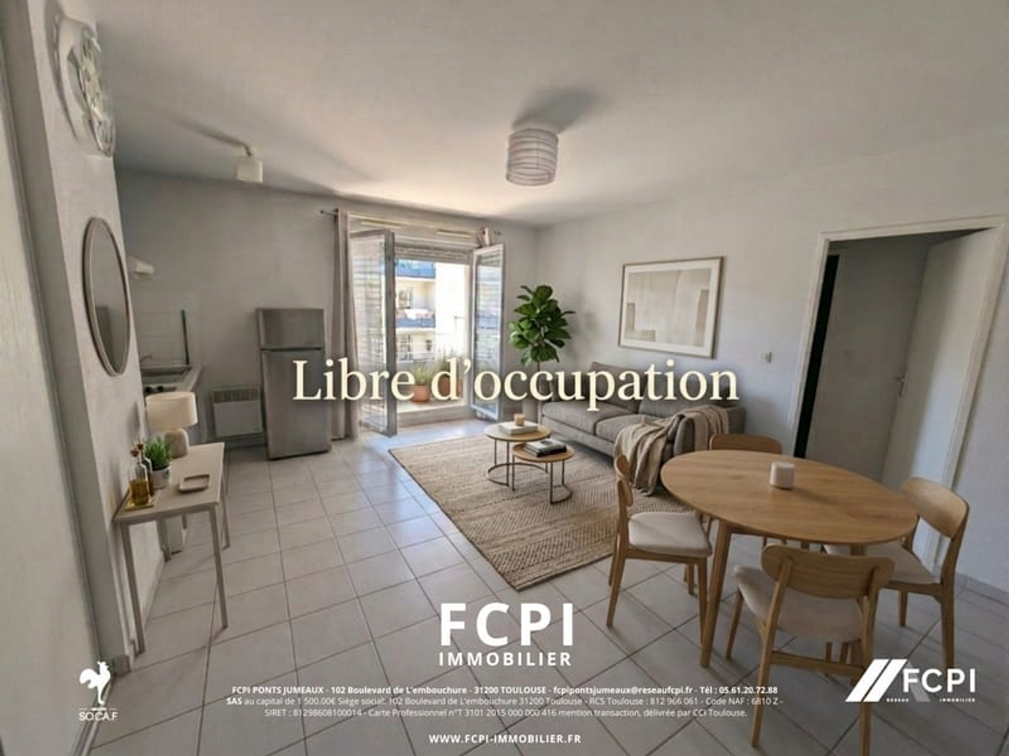 Appartement deux pièces - 41m2 - Toulouse