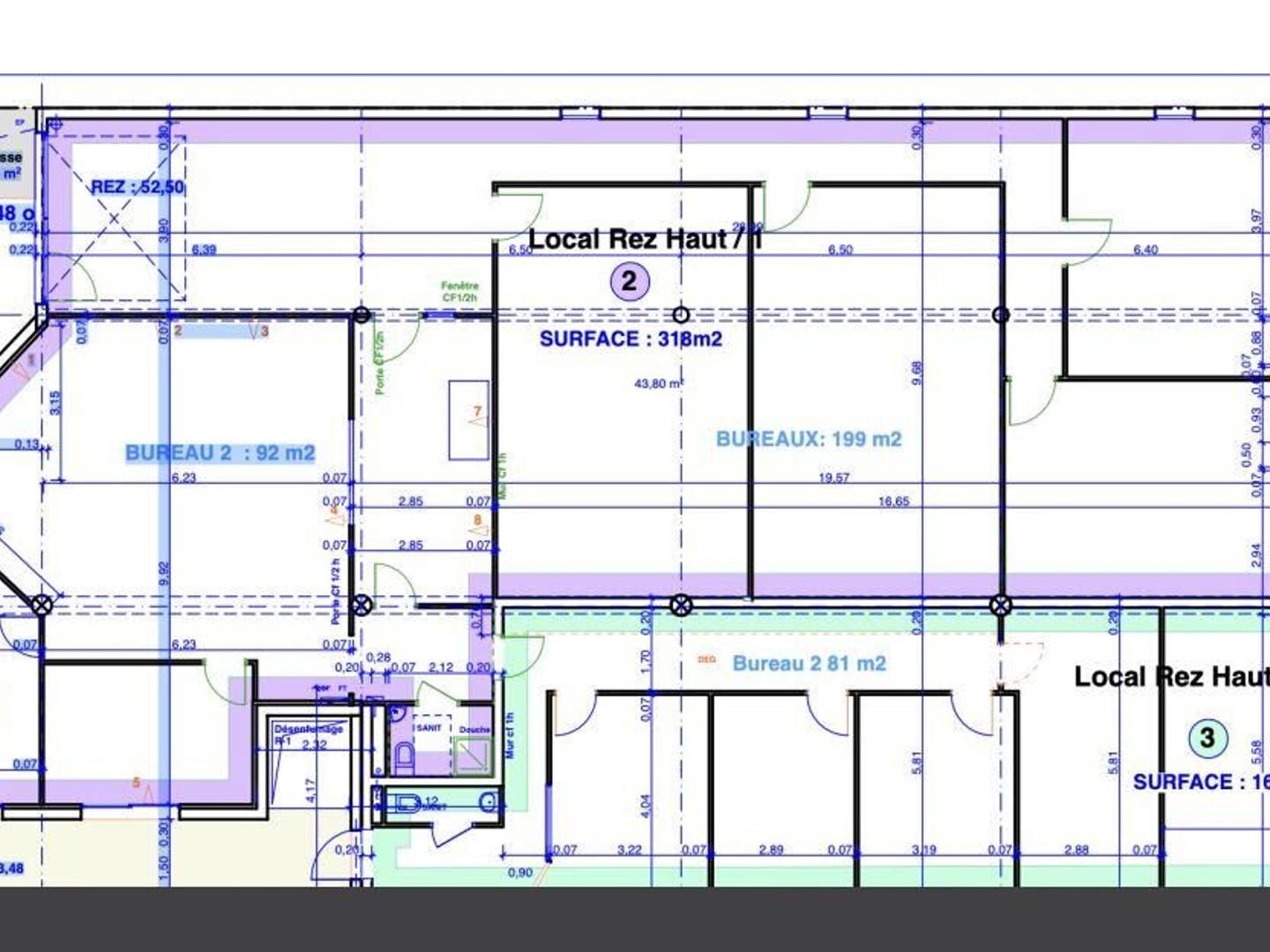 Bureaux à vendre - 1 pièce - 144m2 - Marseille 12e (13012)
