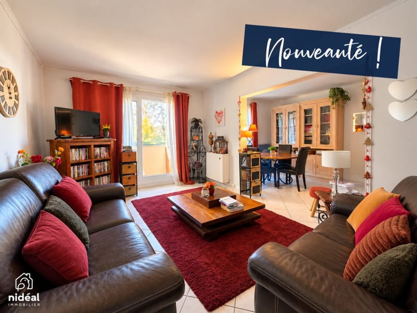 Appartement avec loggia 1er étage - 2 chambres, possibilité