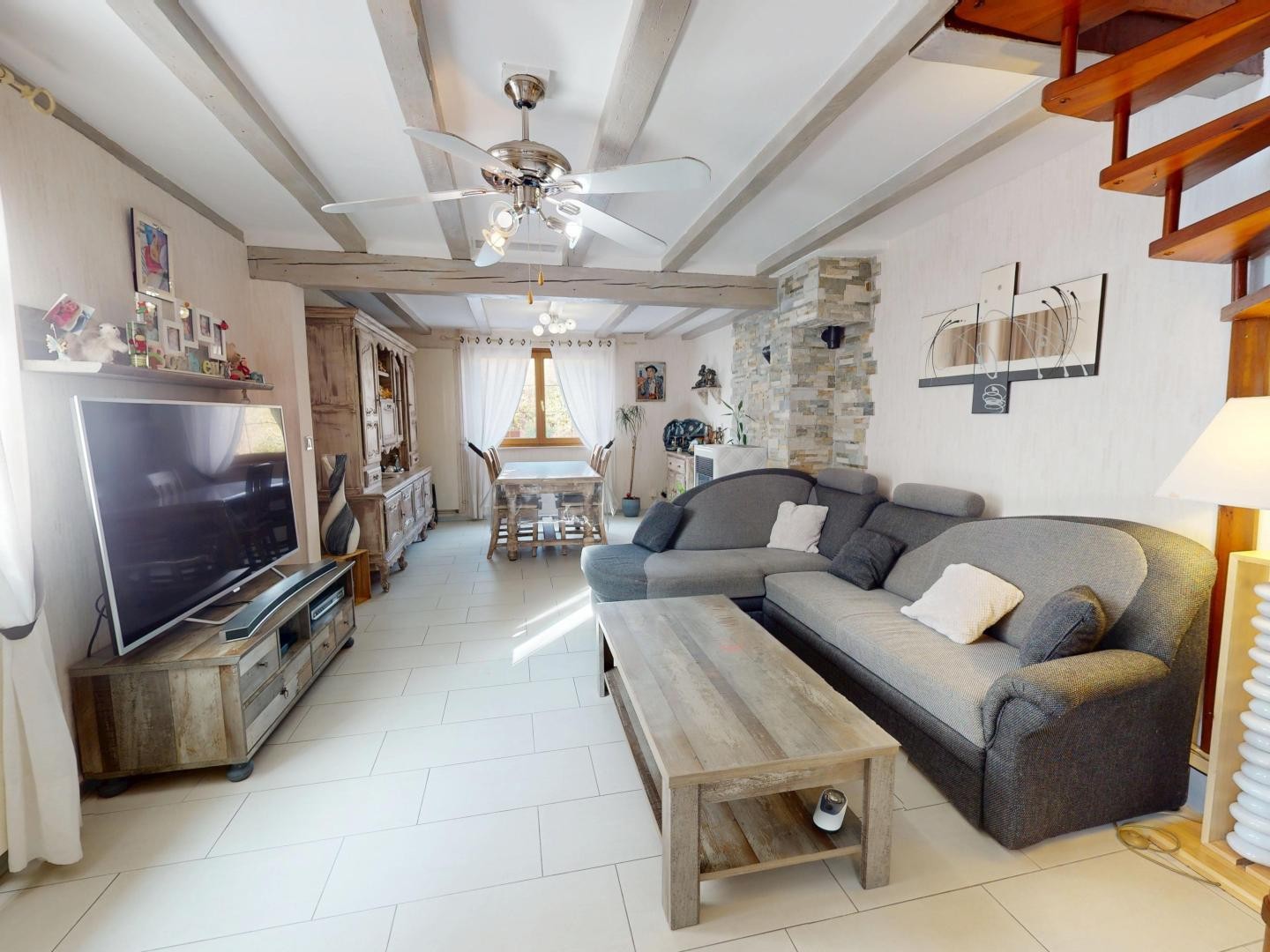 Charmante maison alsacienne - 3 pièces - 100 m² - Morschwiller-le-Bas (68790)