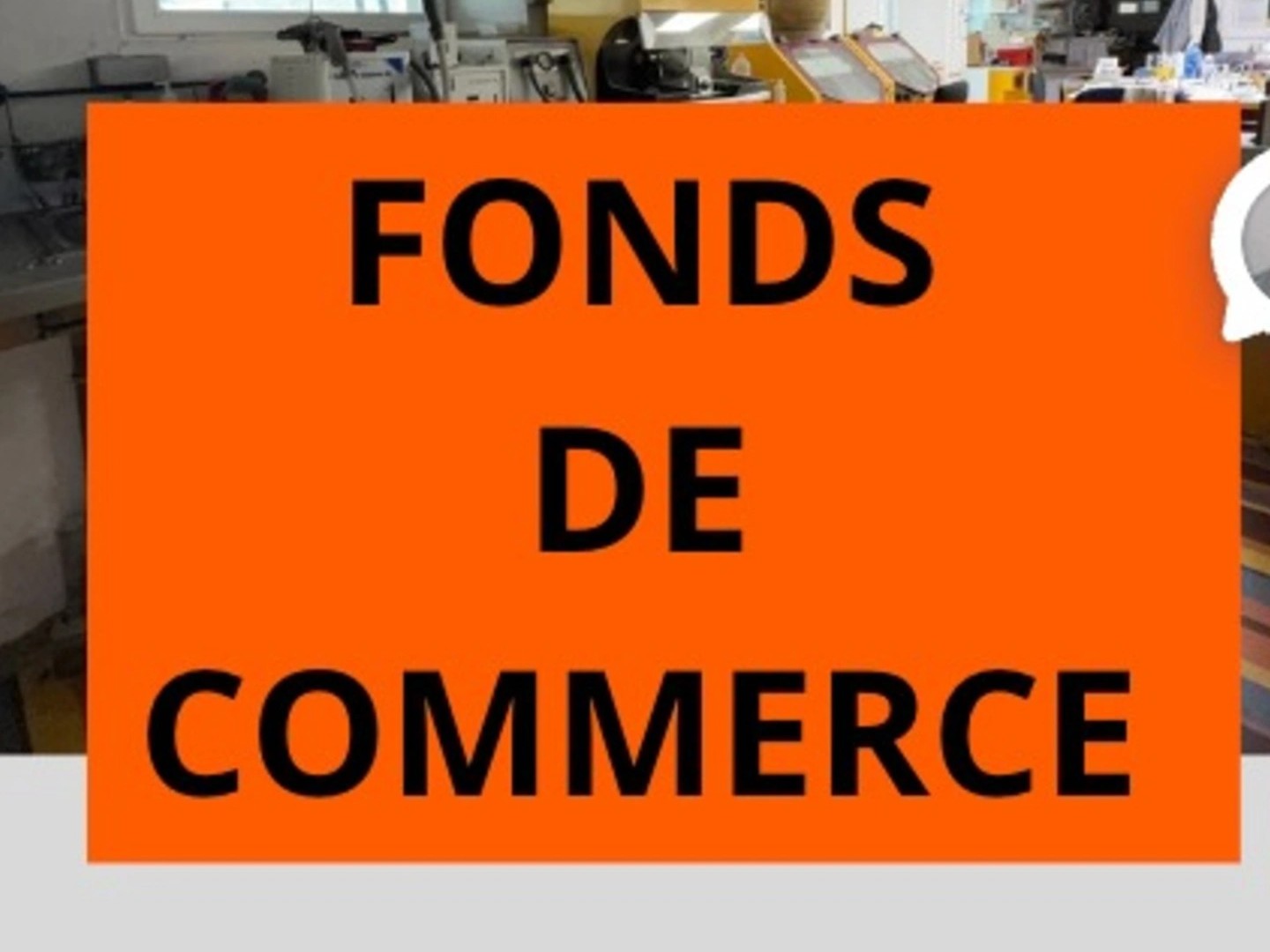 Fonds de commerce 3 pièces 150 m²