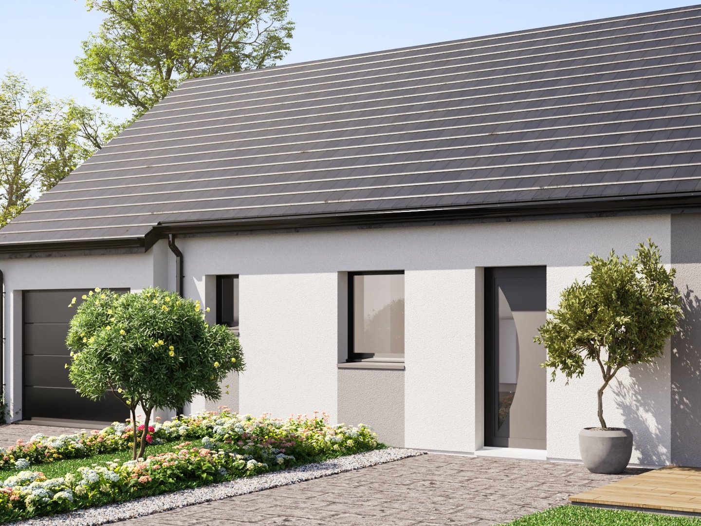 Terrain + maison 84 m²