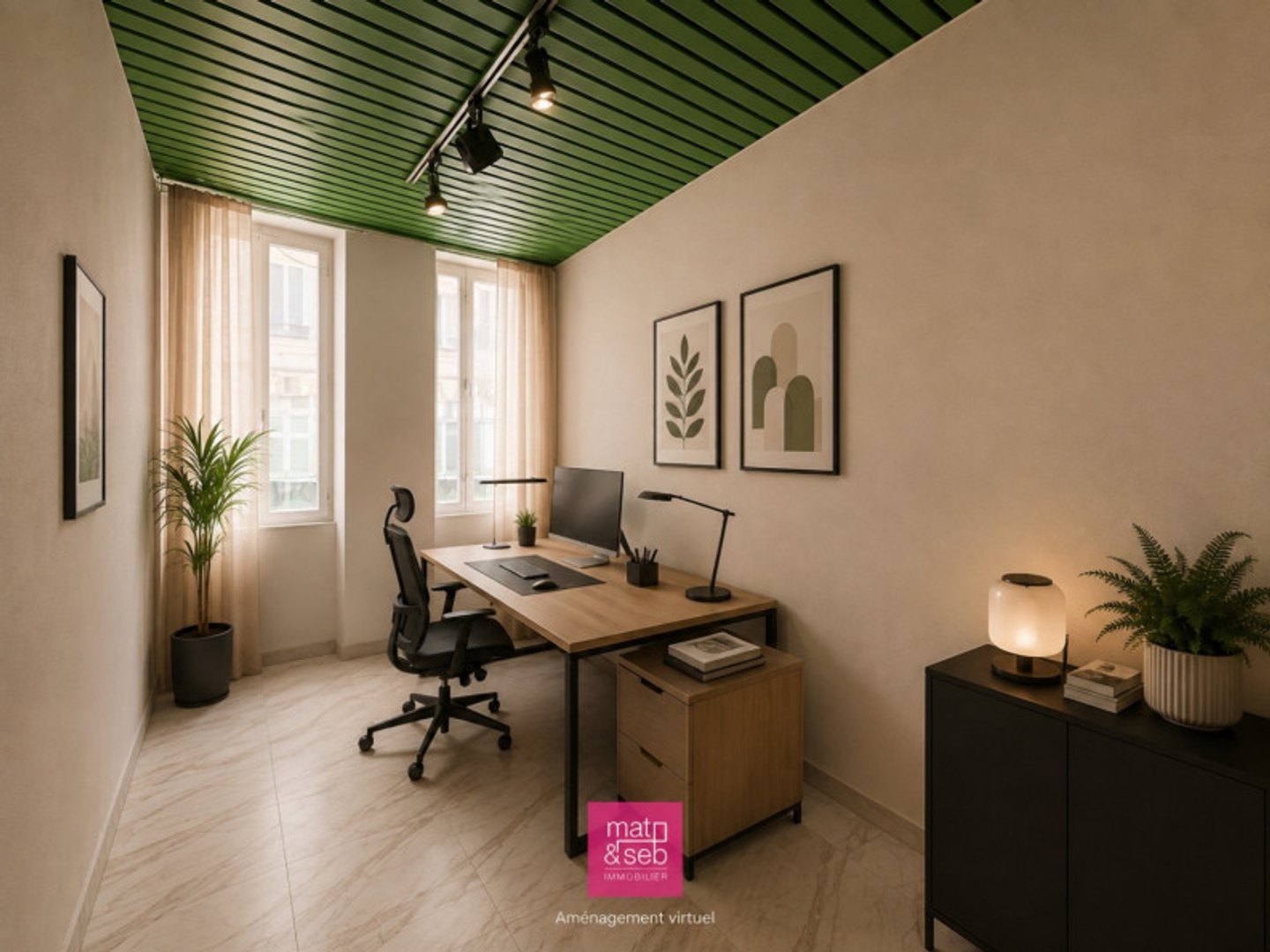 Bureaux à vendre - 4 pièces - 63m2 - Marseille 6e (13006)